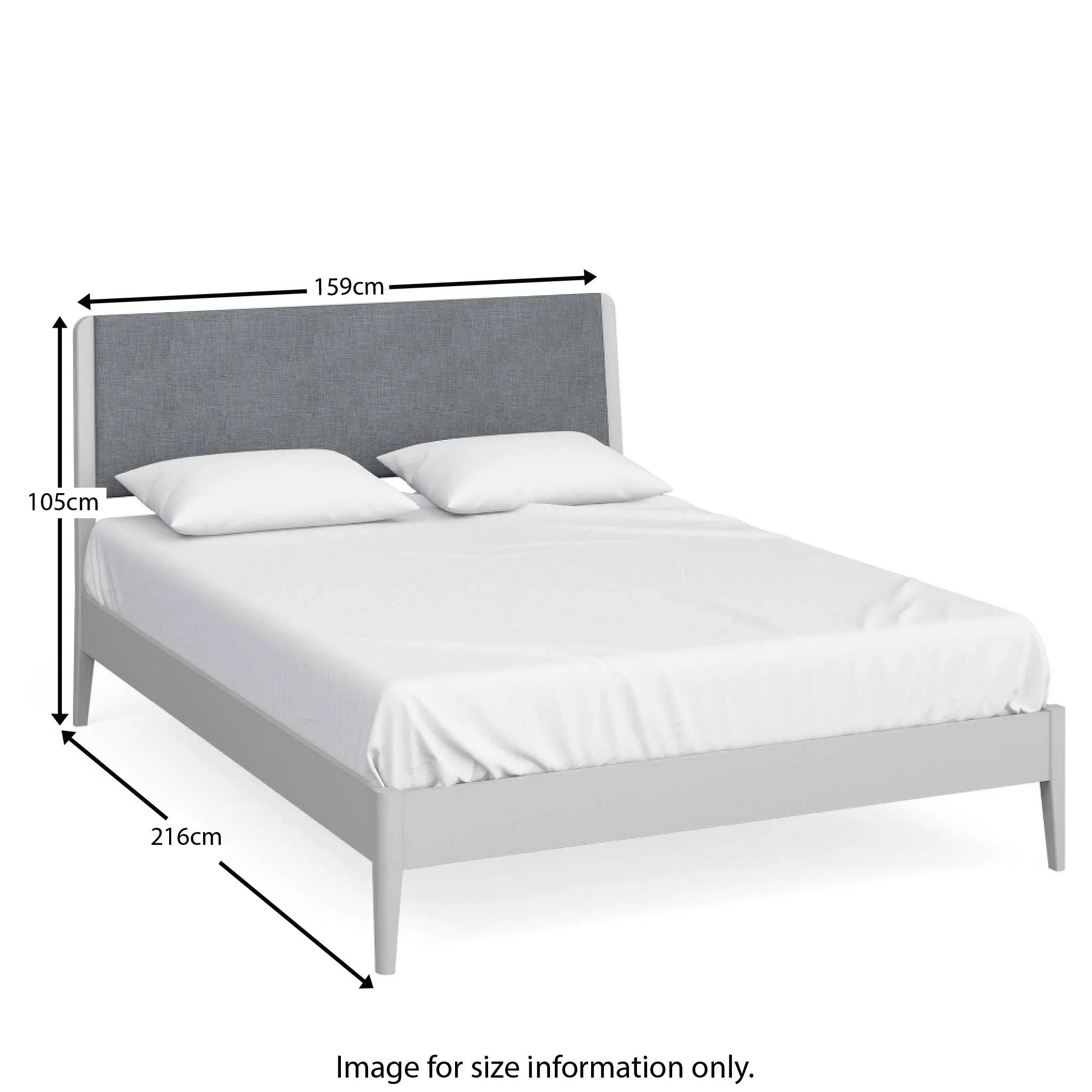 Elgin Grey Bed Frame - Image 7