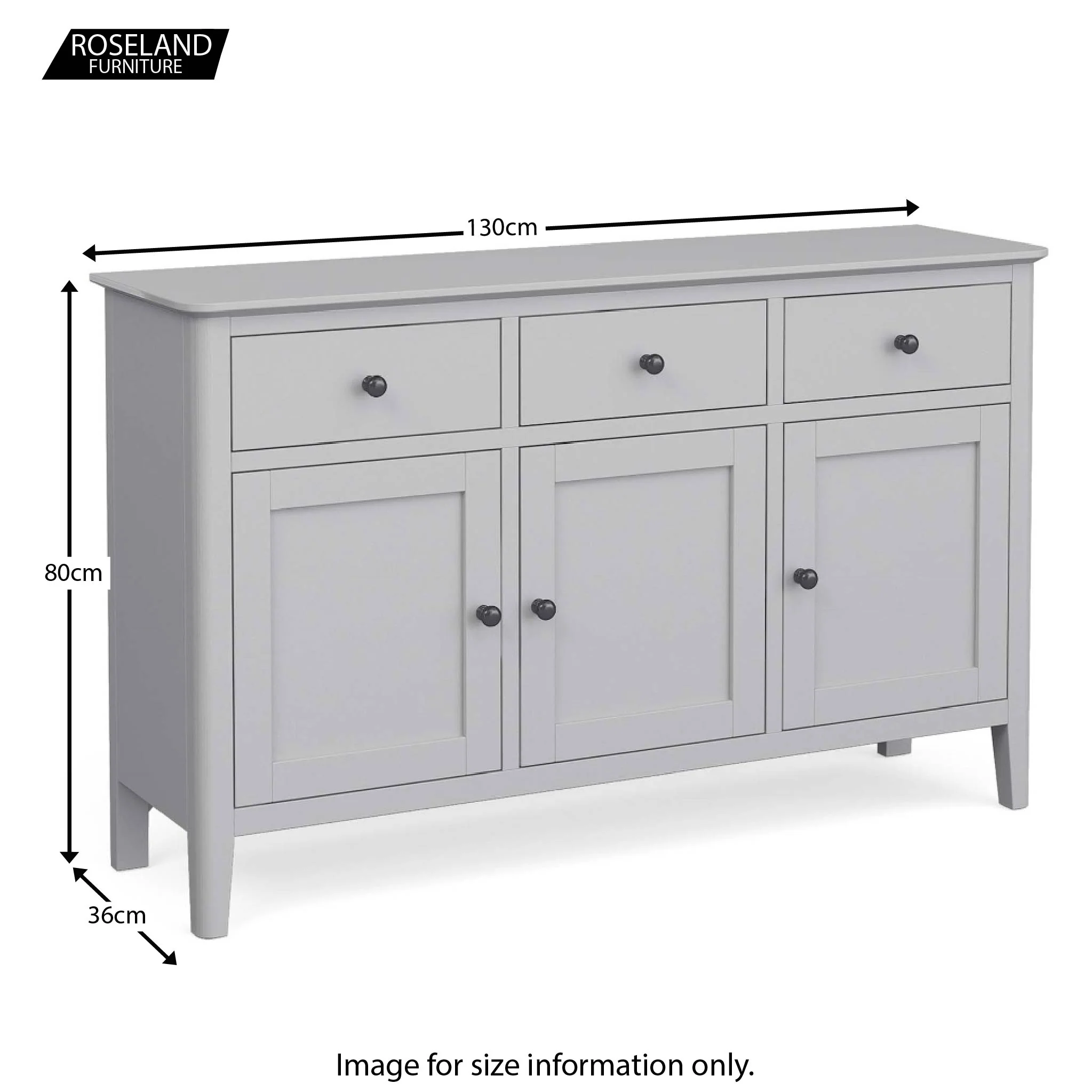 Elgin Grey Large Sideboard - Image 11