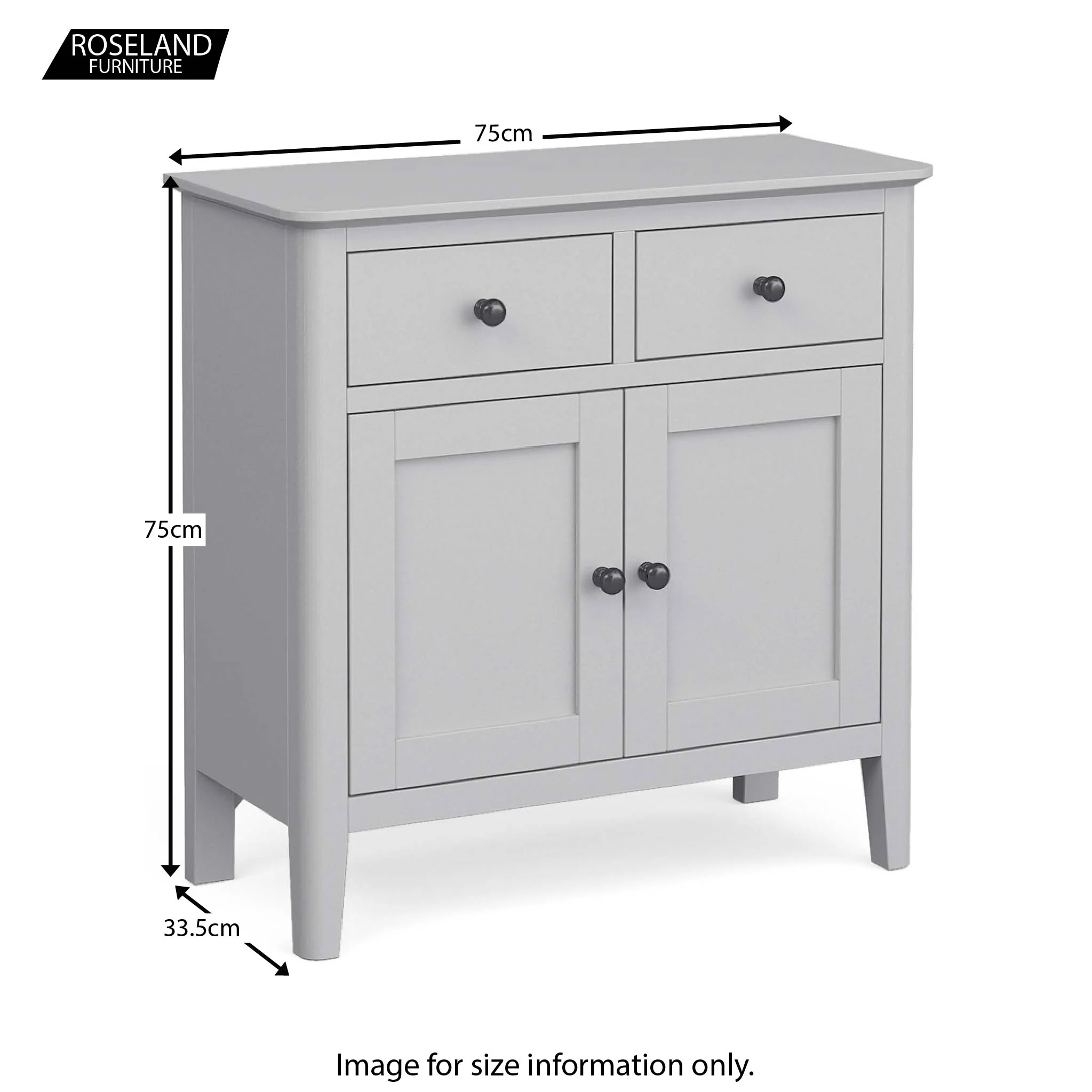 Elgin Grey Mini Sideboard - Image 11