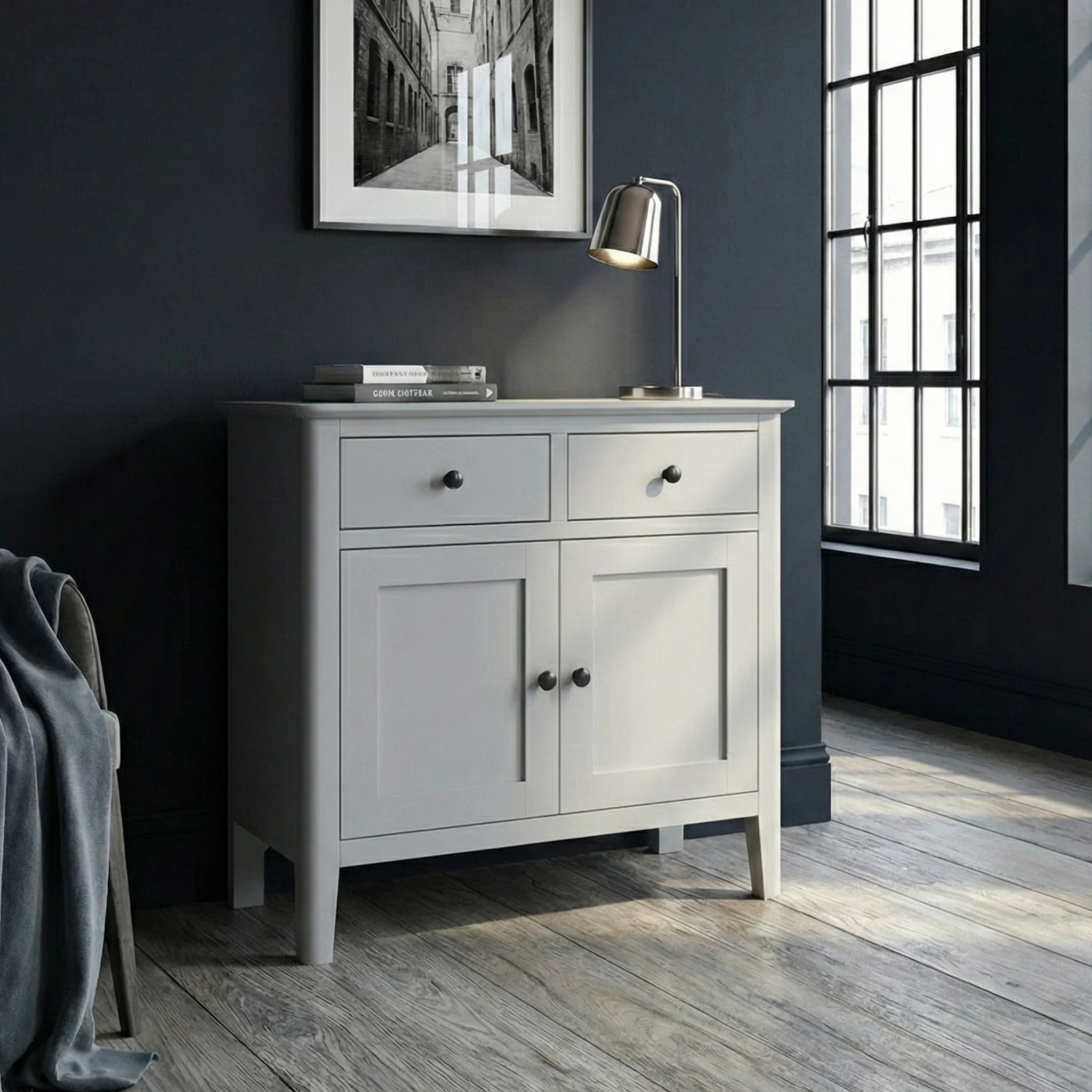 Elgin Grey Mini Sideboard - Image 2