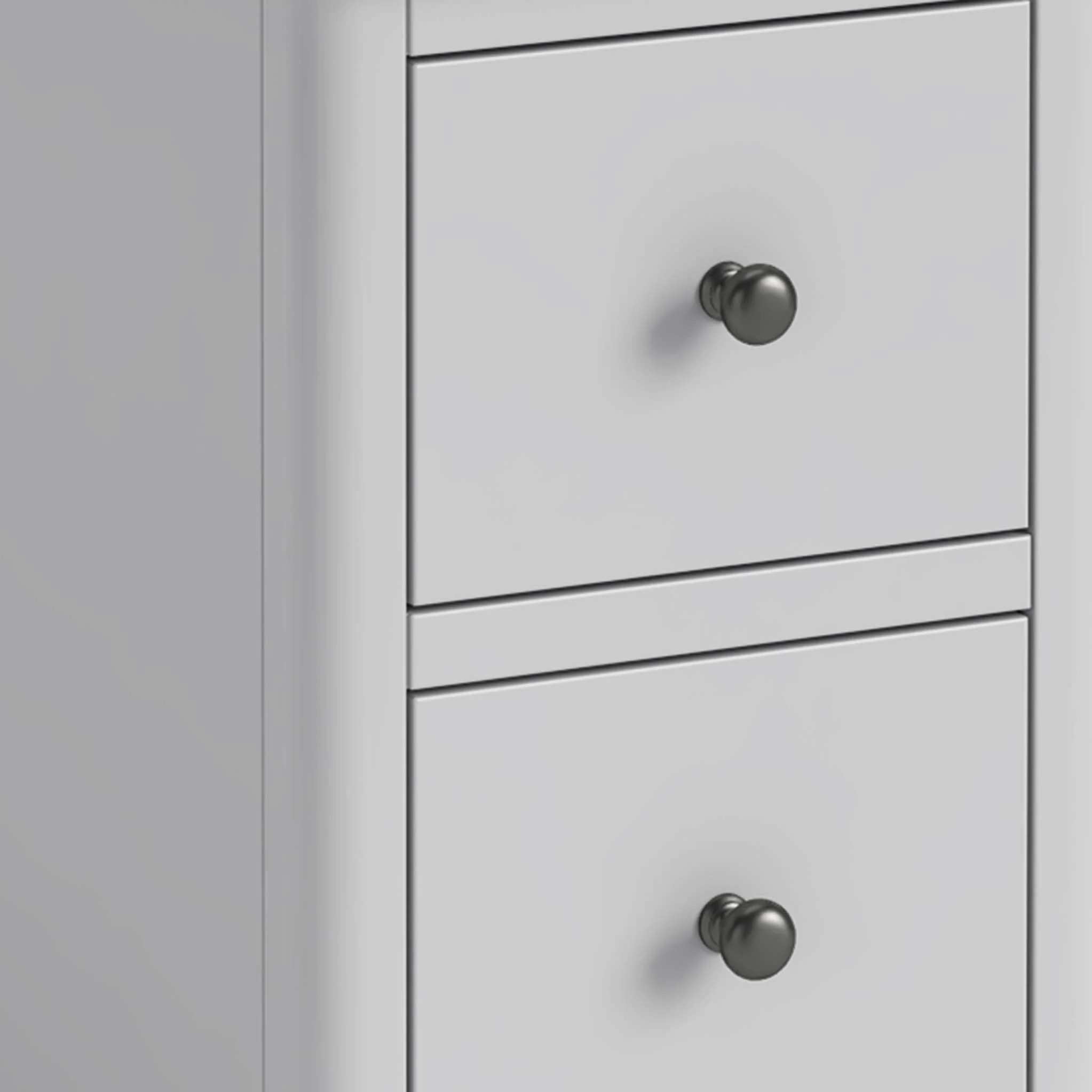 Elgin Grey Narrow Bedside Table - Image 3