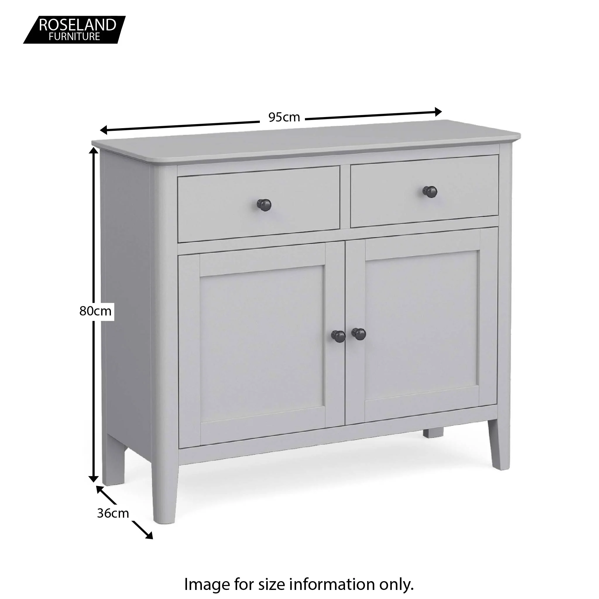 Elgin Grey Small Sideboard - Image 23