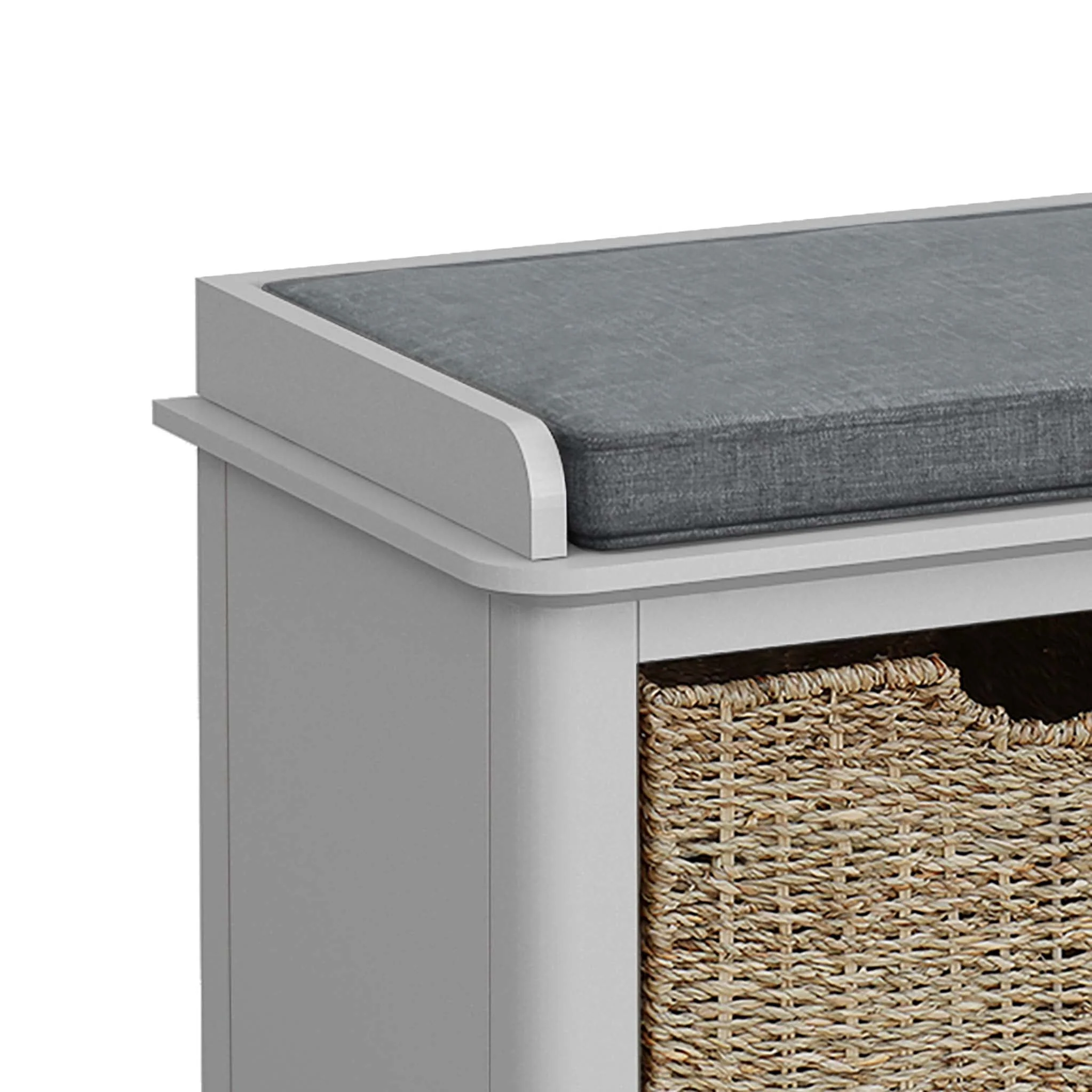 Elgin Grey Storage Bench - Image 5