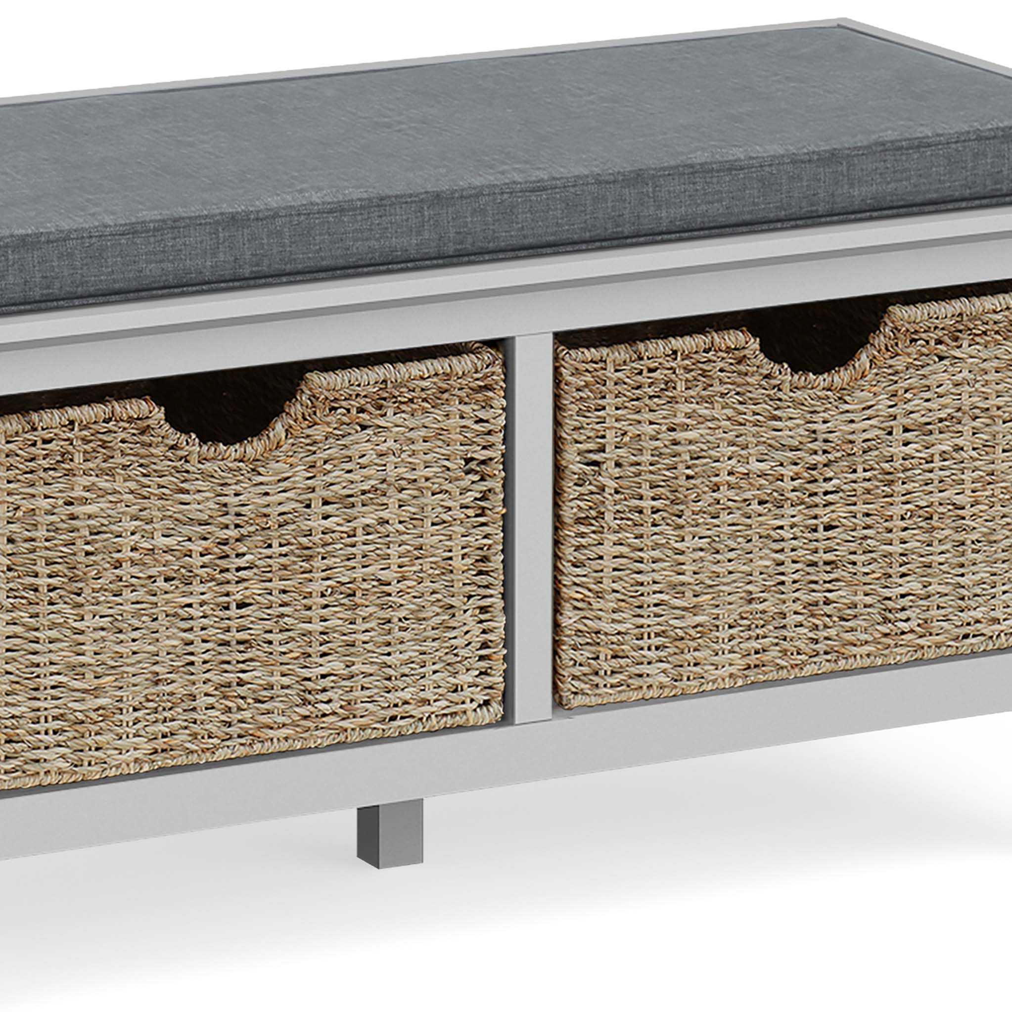 Elgin Grey Storage Bench - Image 7