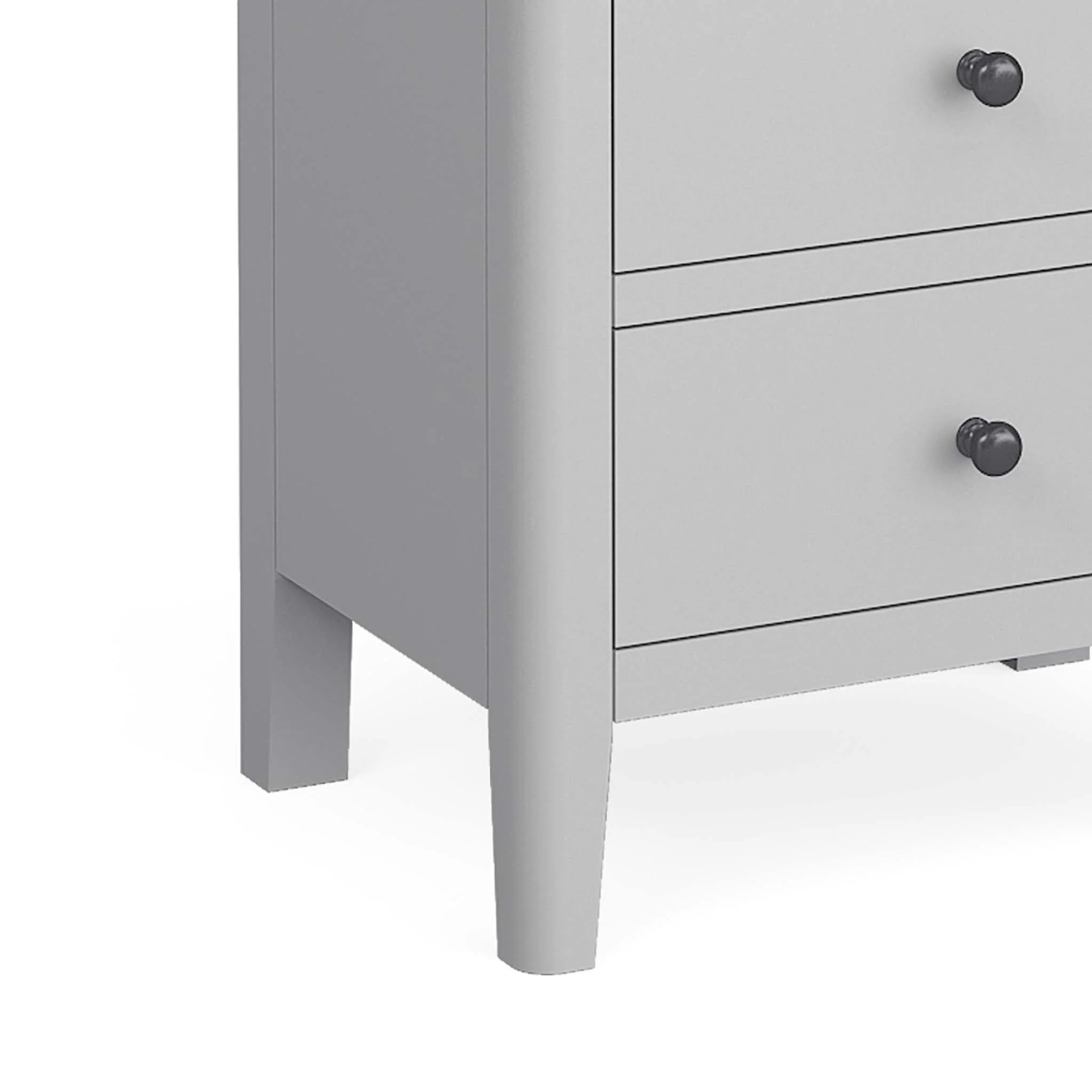 Elgin Grey Tallboy Chest with 5 Drawers - Image 6