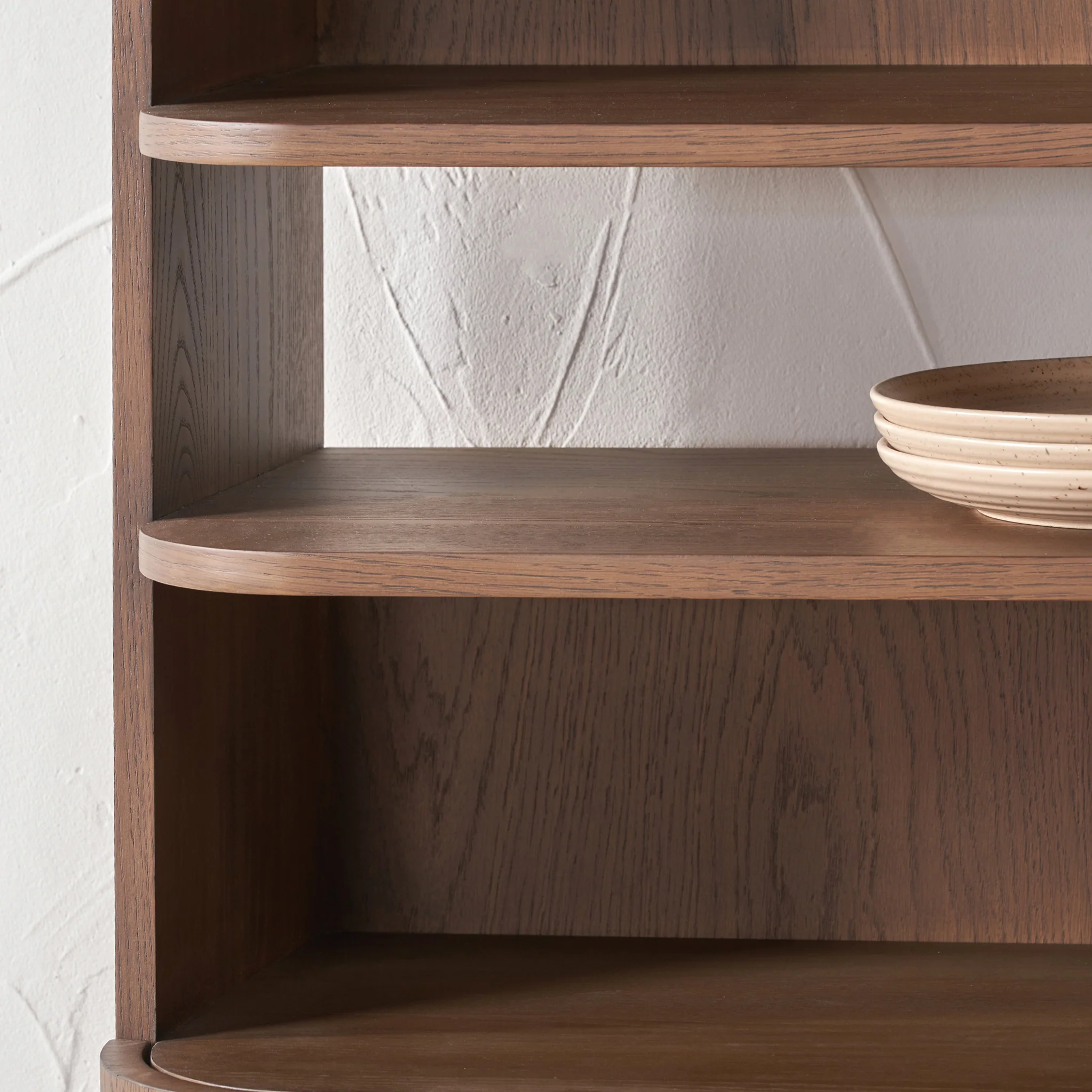 Elias Dark Ash 2 Door Shelving Unit - Image 11