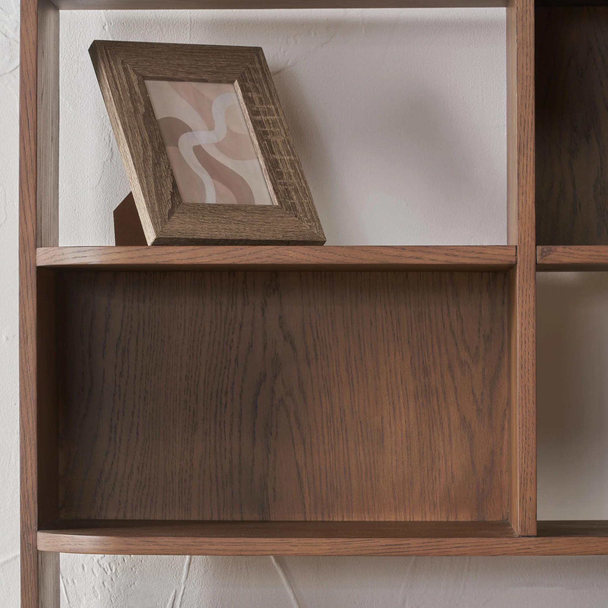 Elias Dark Ash 2 Door Shelving Unit - Image 12