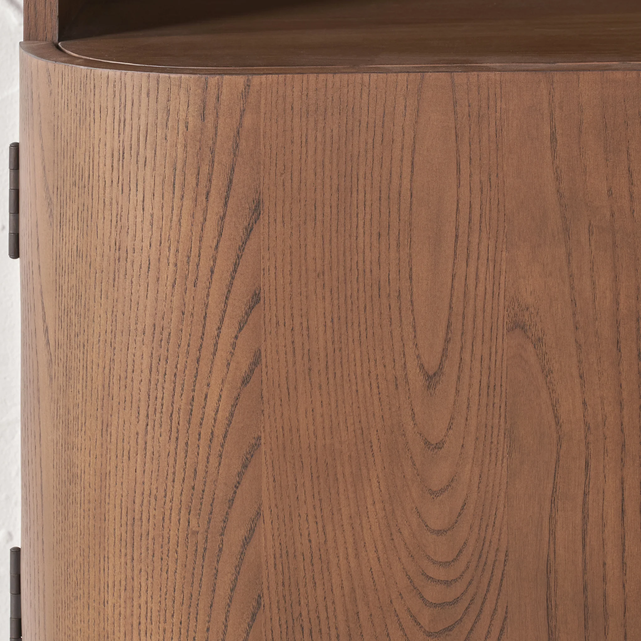 Elias Dark Ash 2 Door Shelving Unit - Image 13