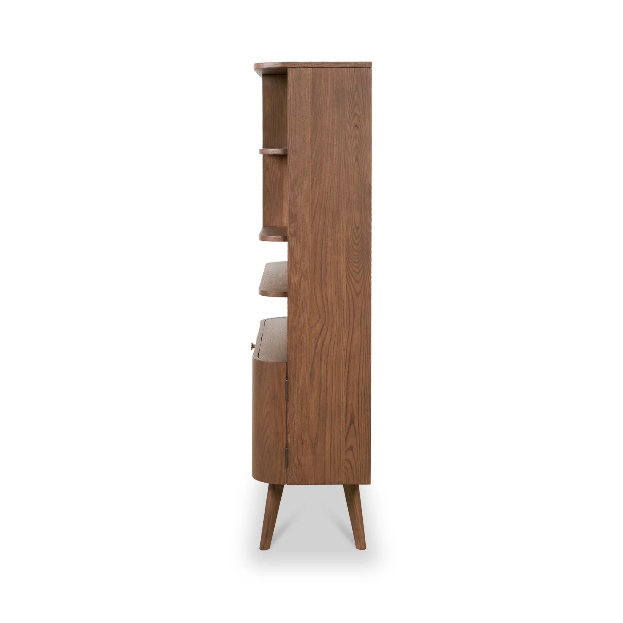 Elias Dark Ash 2 Door Shelving Unit - Image 15