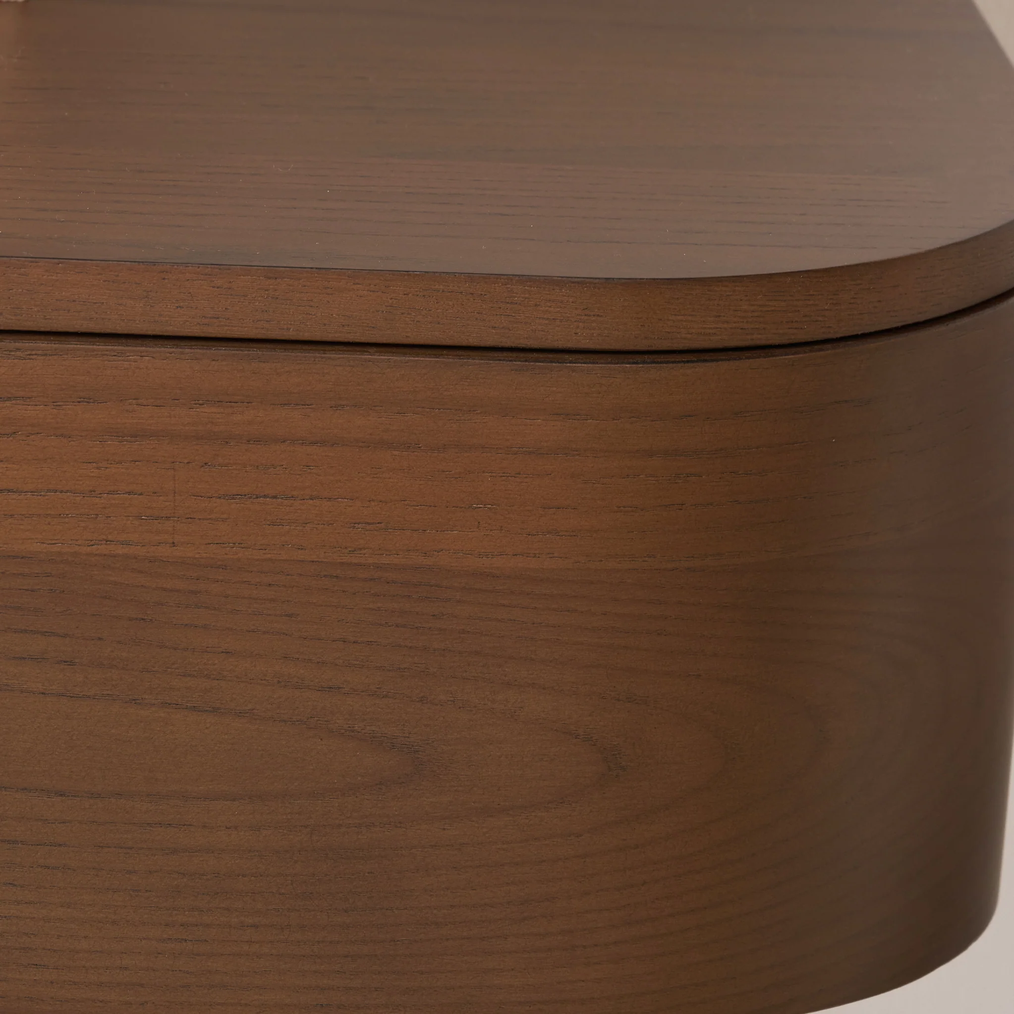 Elias Dark Ash 2 Drawer Console Table - Image 9