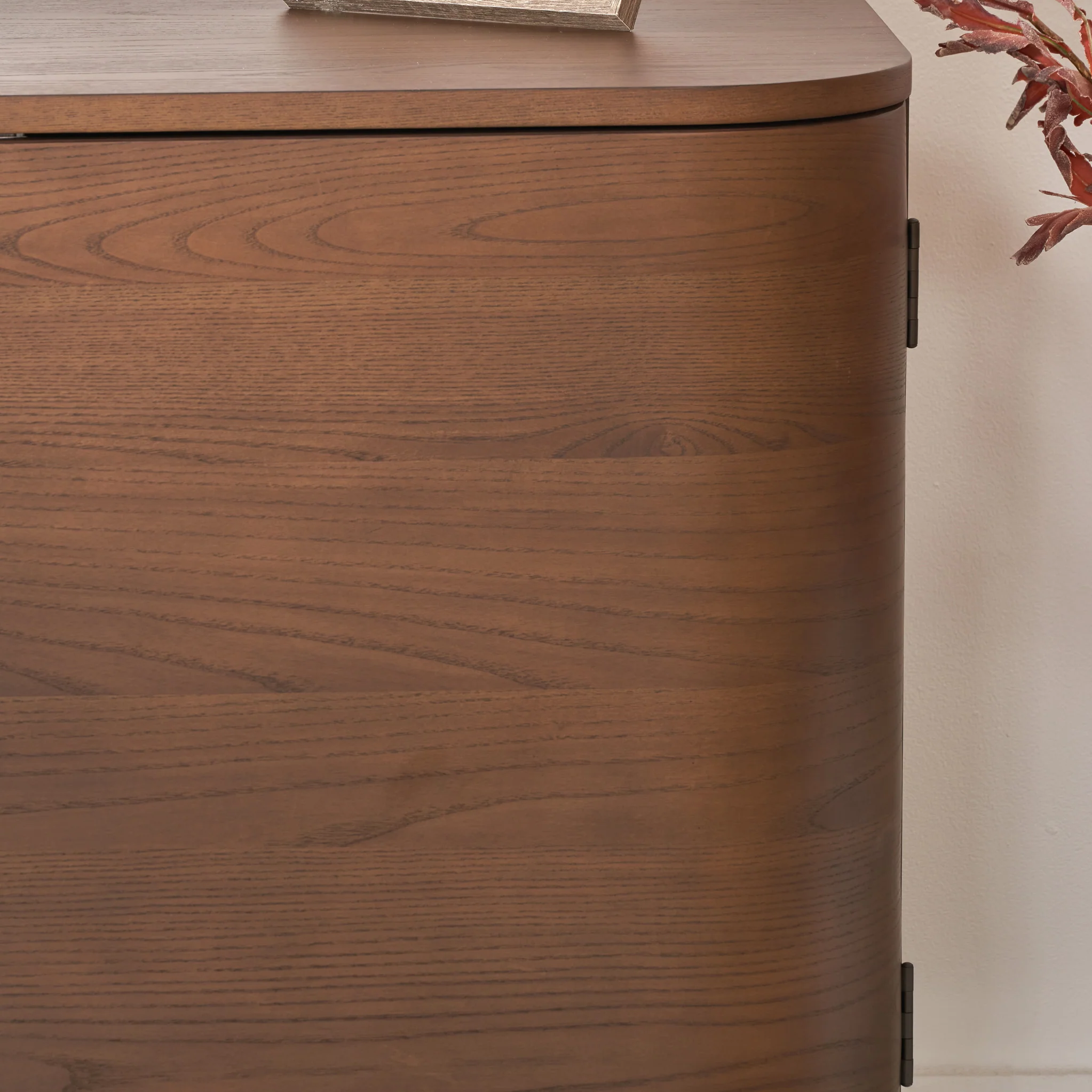Elias Dark Ash 3 Door Sideboard - Image 10