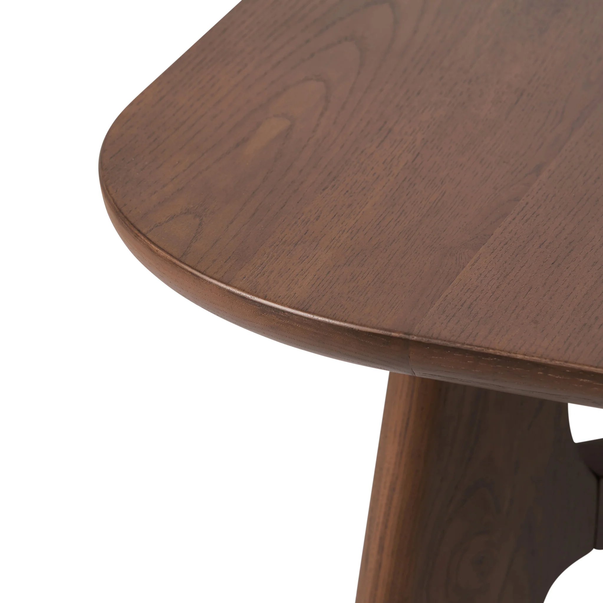 Elias Dark Ash Retro Dining Table and 6 Chairs - Image 4