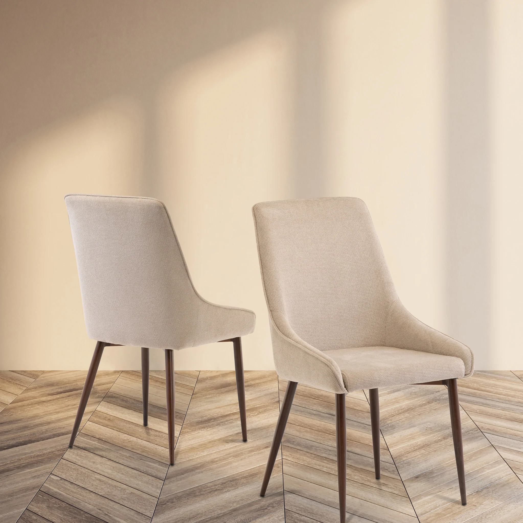 Elias Soft Touch Fabric Dining Chair - Image 2