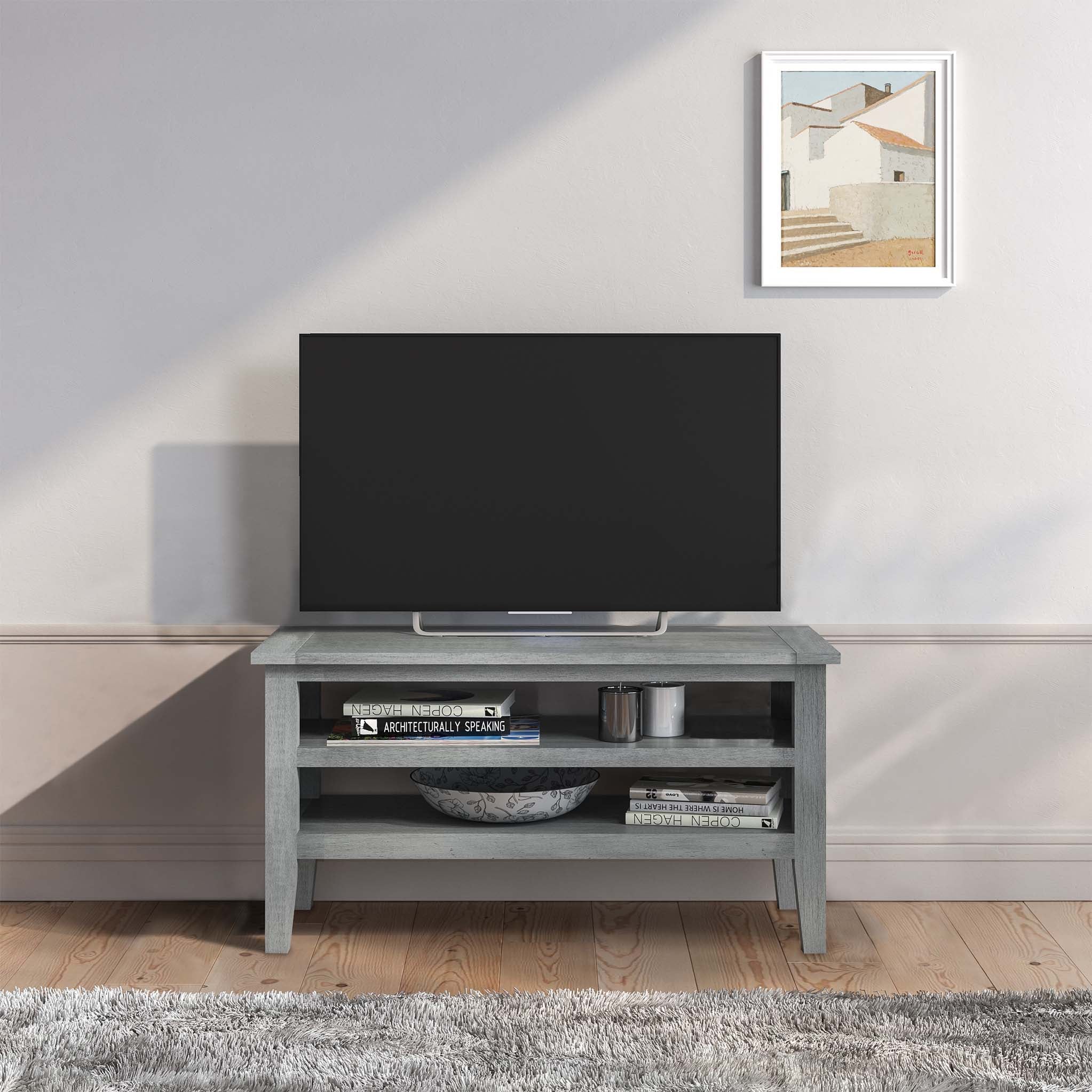 Elise Acacia 90cm Small TV Unit - Image 5