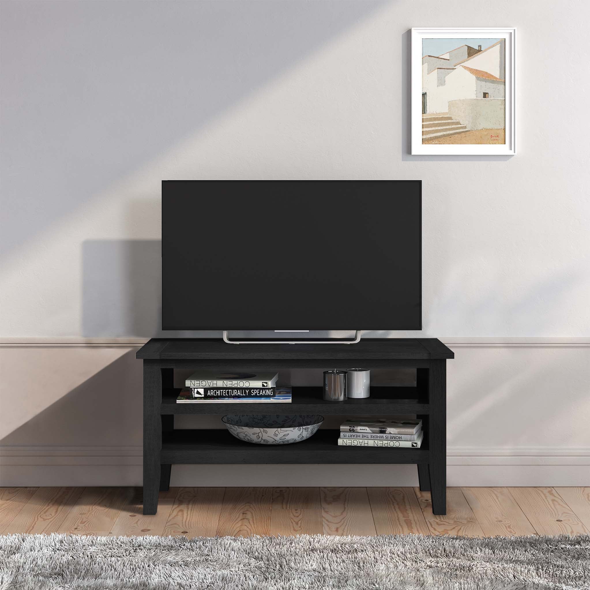 Elise Acacia 90cm Small TV Unit - Image 7