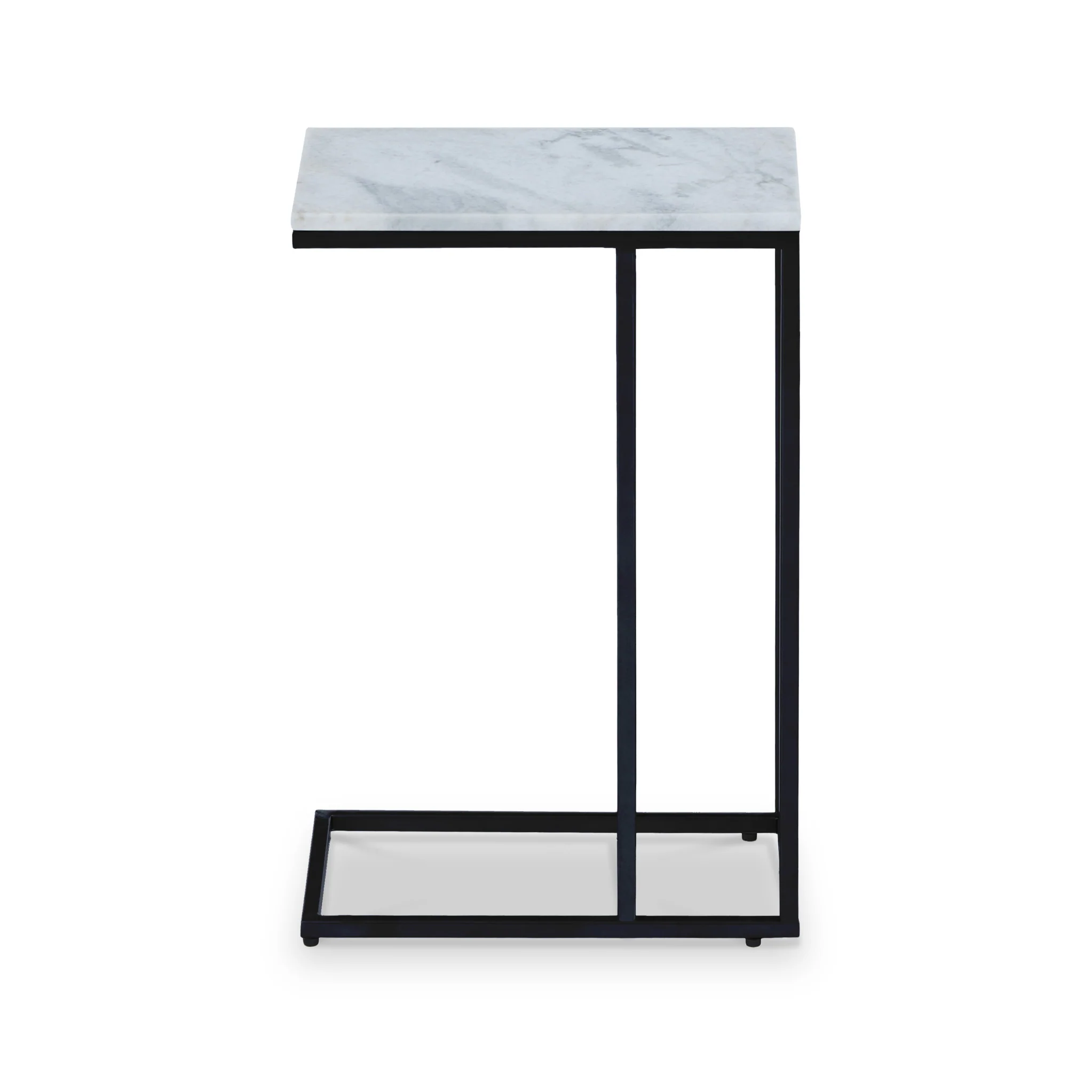 Elissa Marble Side Table with Black Leg - Image 17