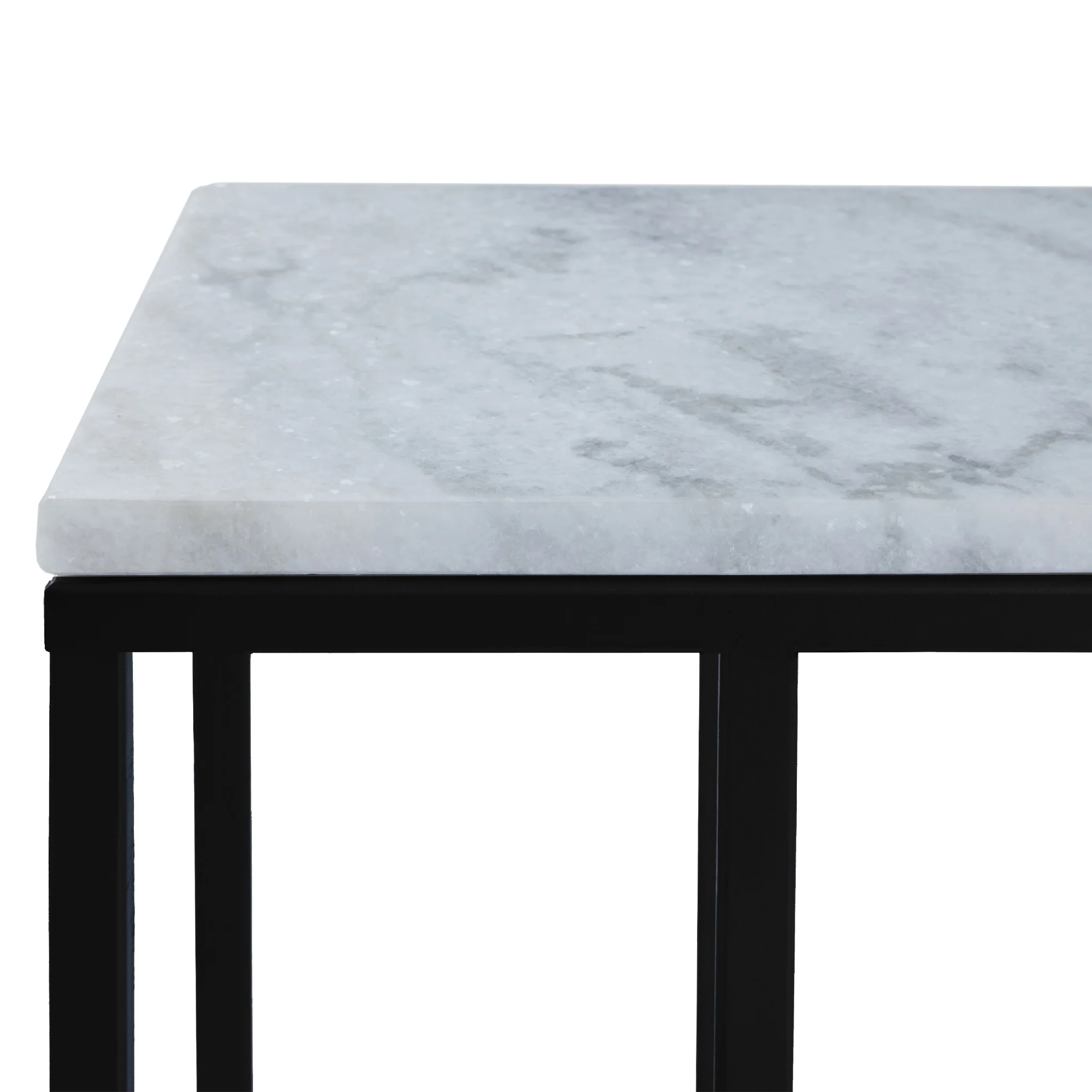 Elissa Marble Side Table with Black Leg - Image 18
