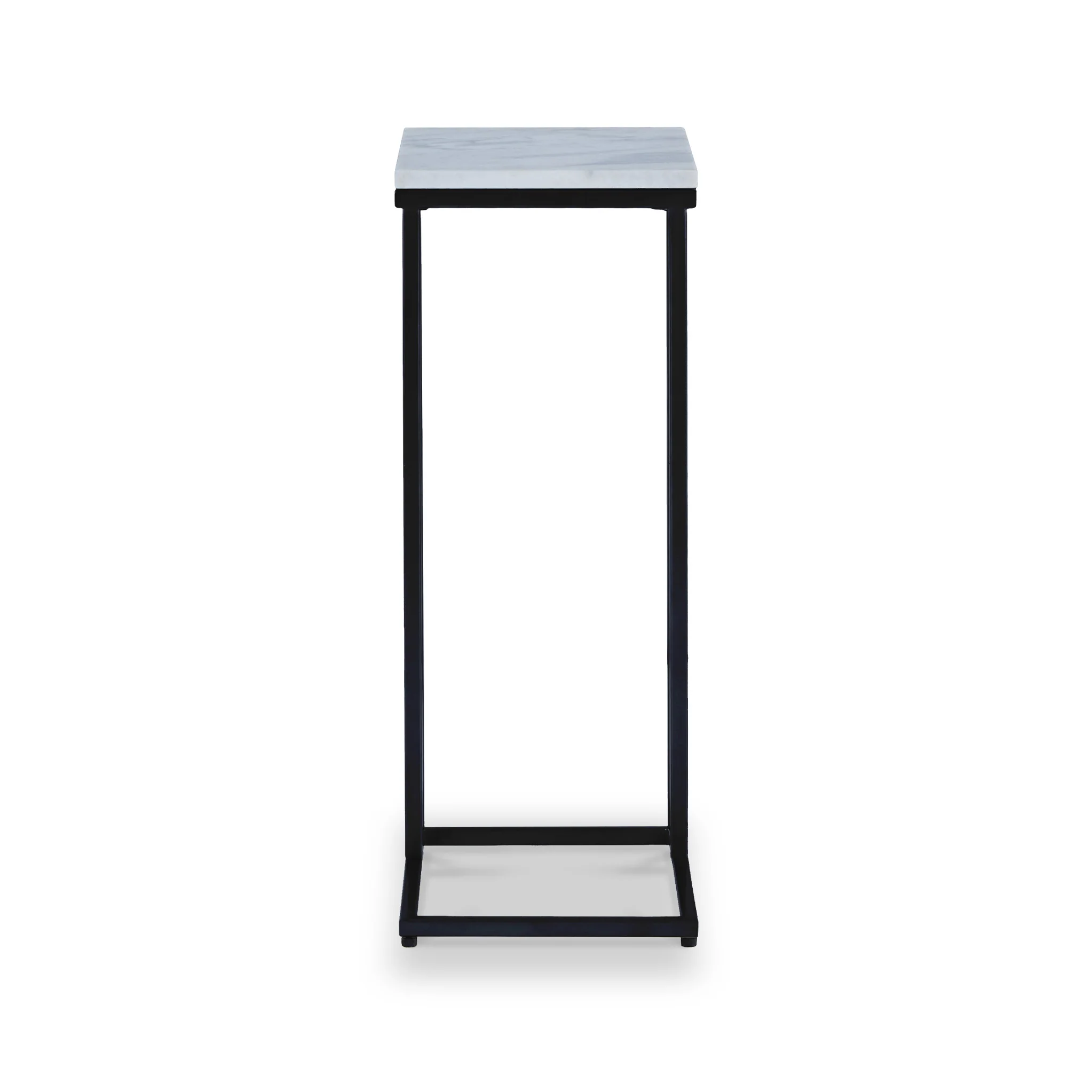 Elissa Marble Side Table with Black Leg - Image 22