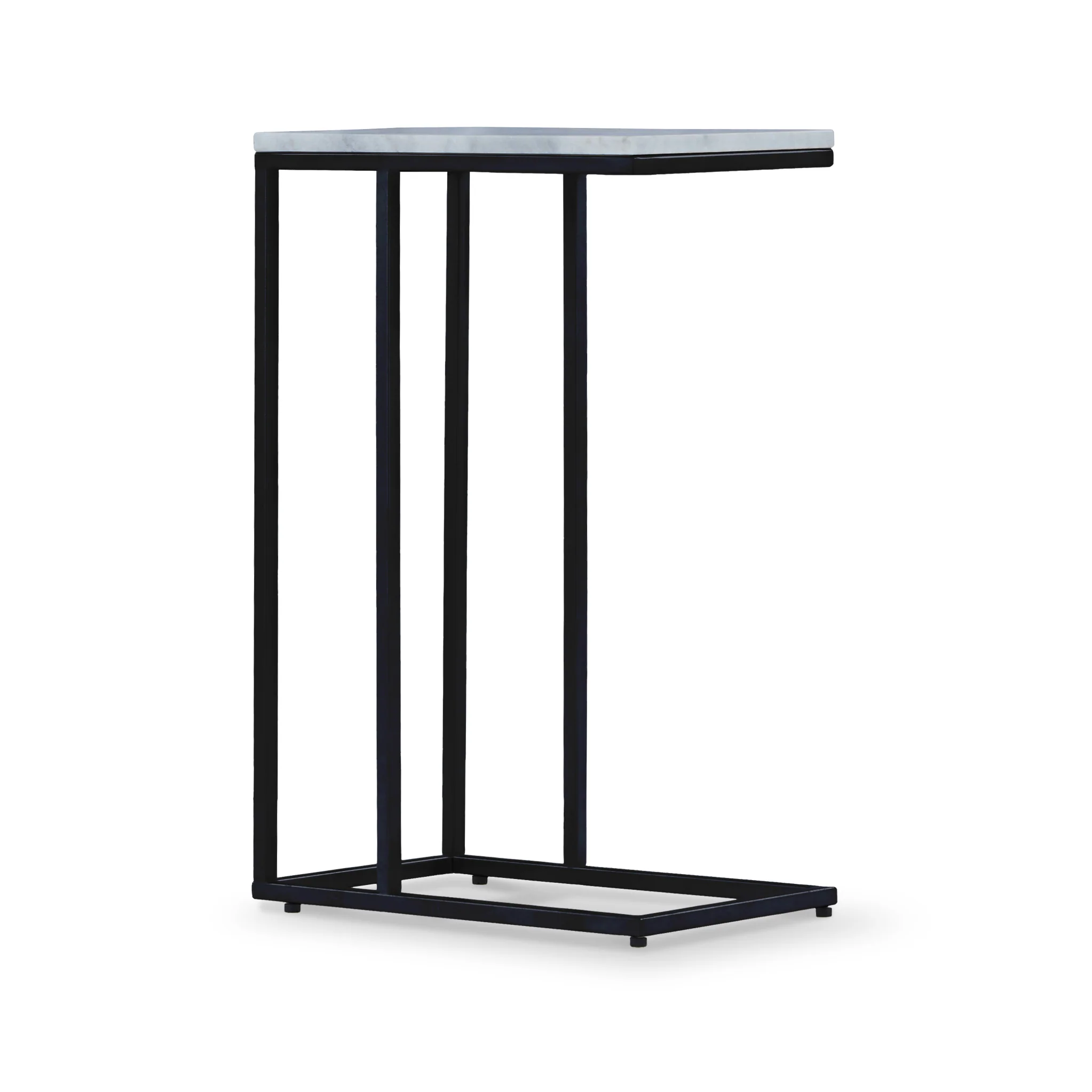 Elissa Marble Side Table with Black Leg - Image 23