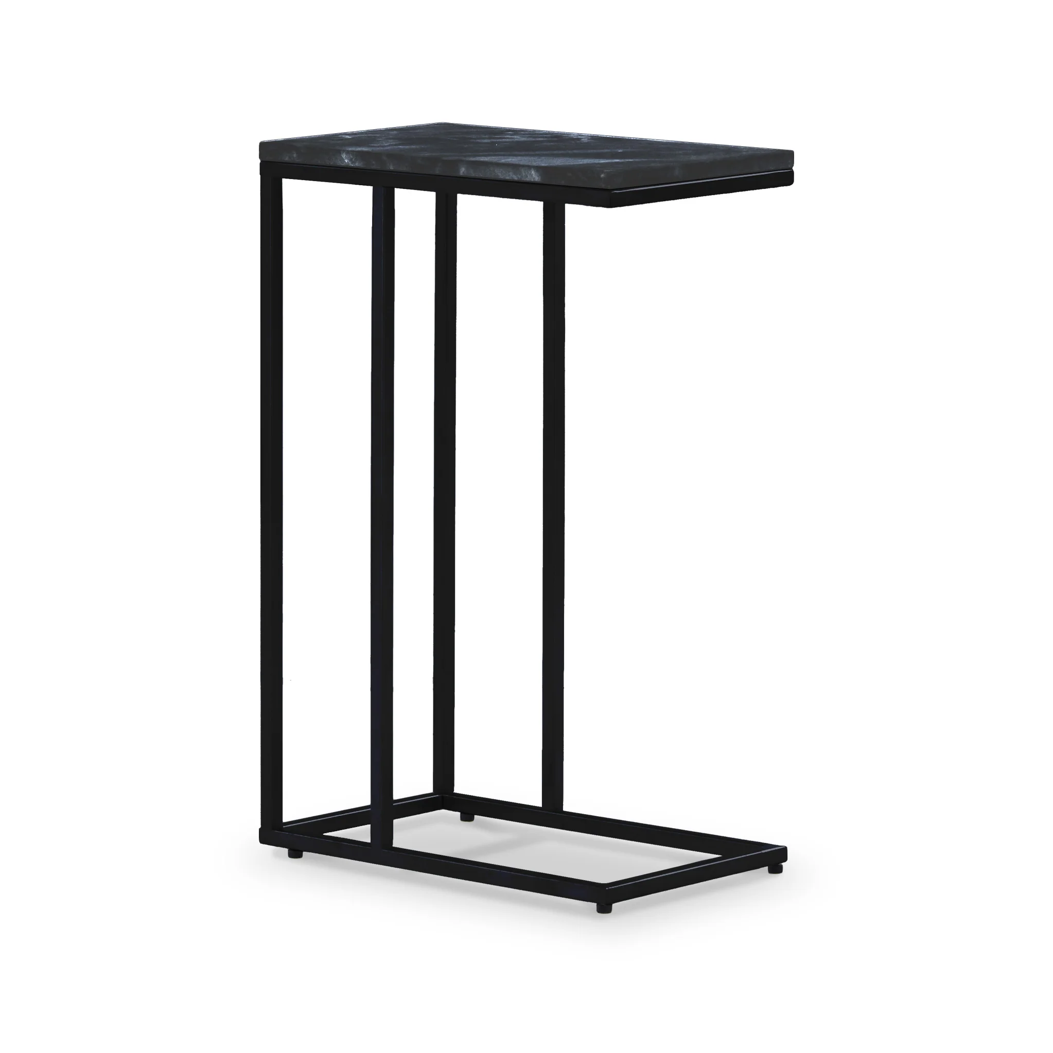 Elissa Marble Side Table with Black Leg - Image 25