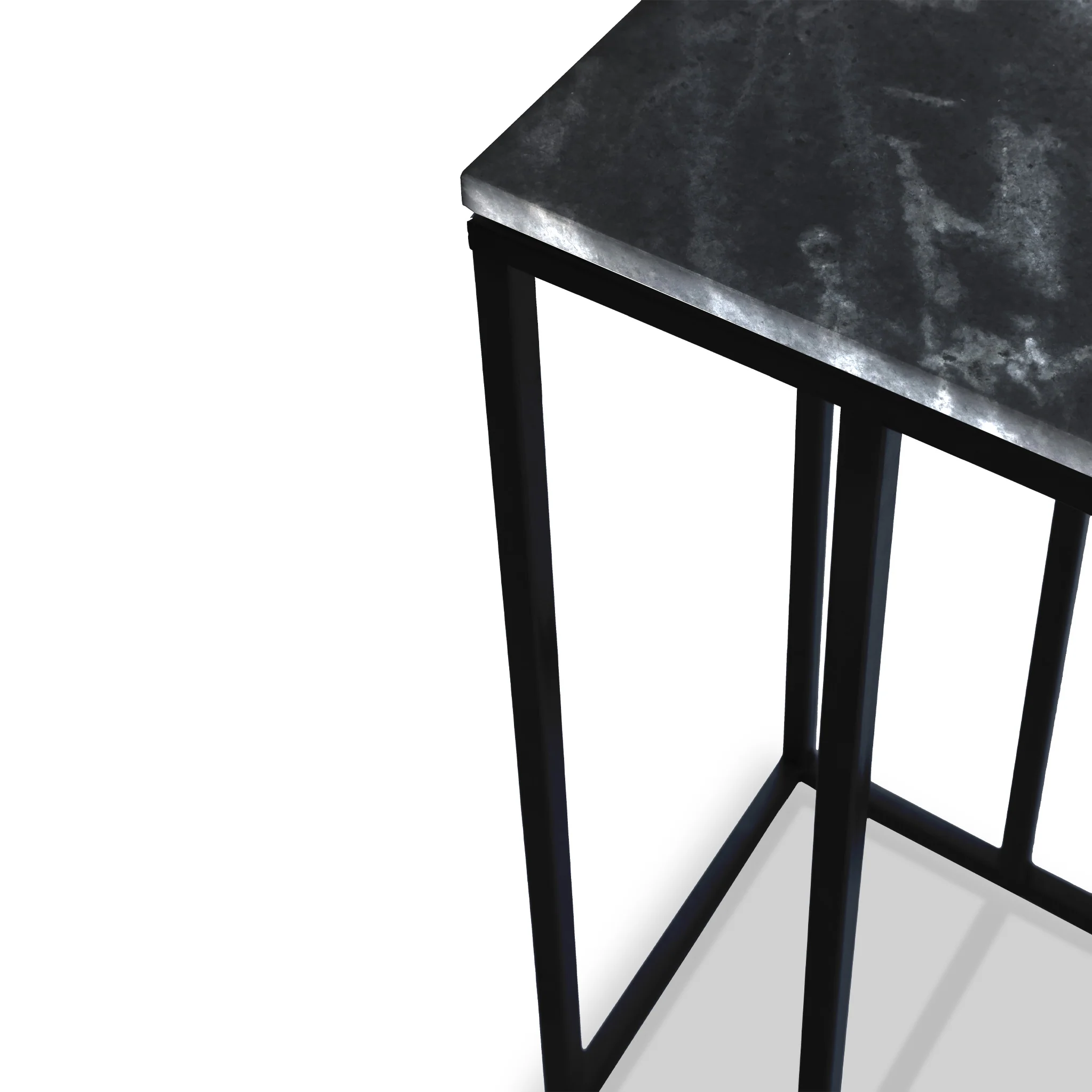 Elissa Marble Side Table with Black Leg - Image 34