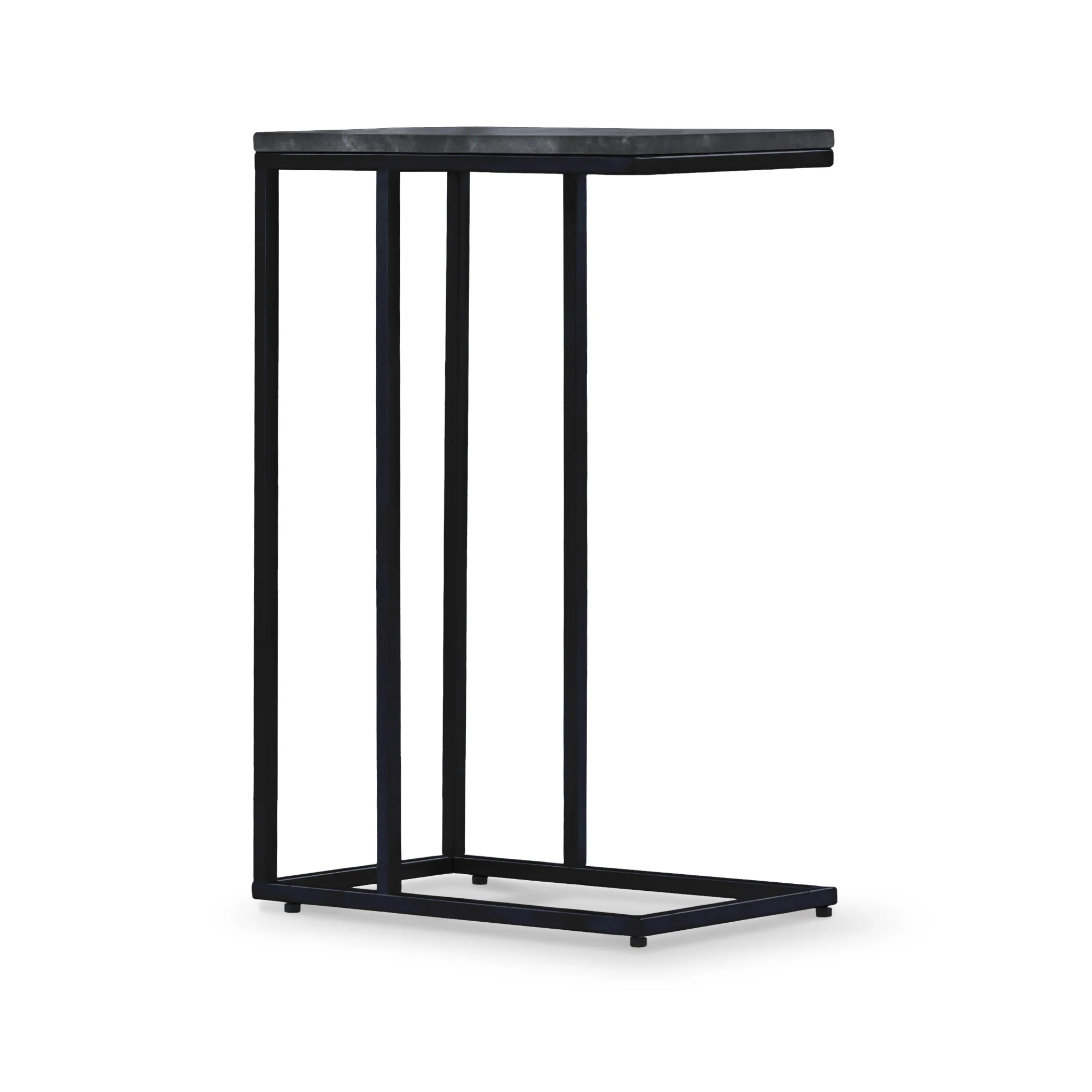 Elissa Marble Side Table with Black Leg - Image 35