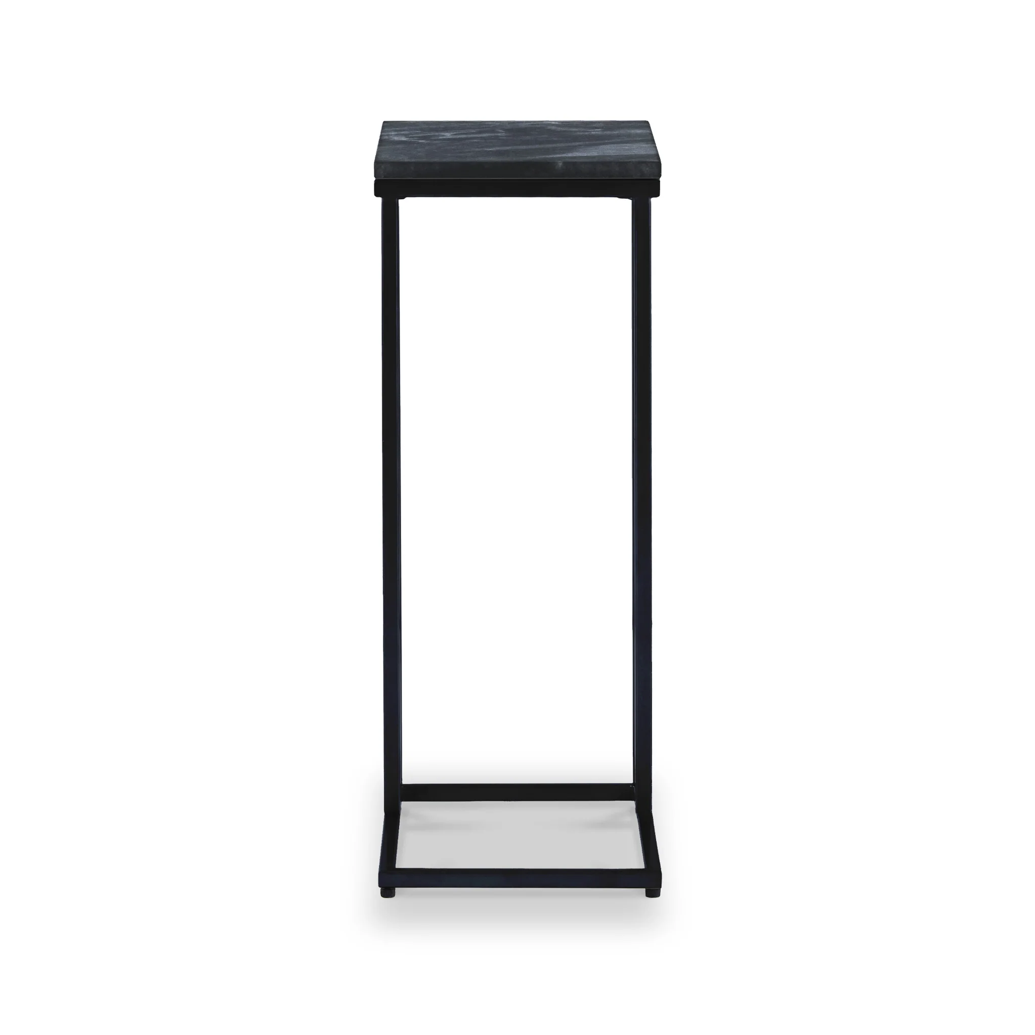 Elissa Marble Side Table with Black Leg - Image 36