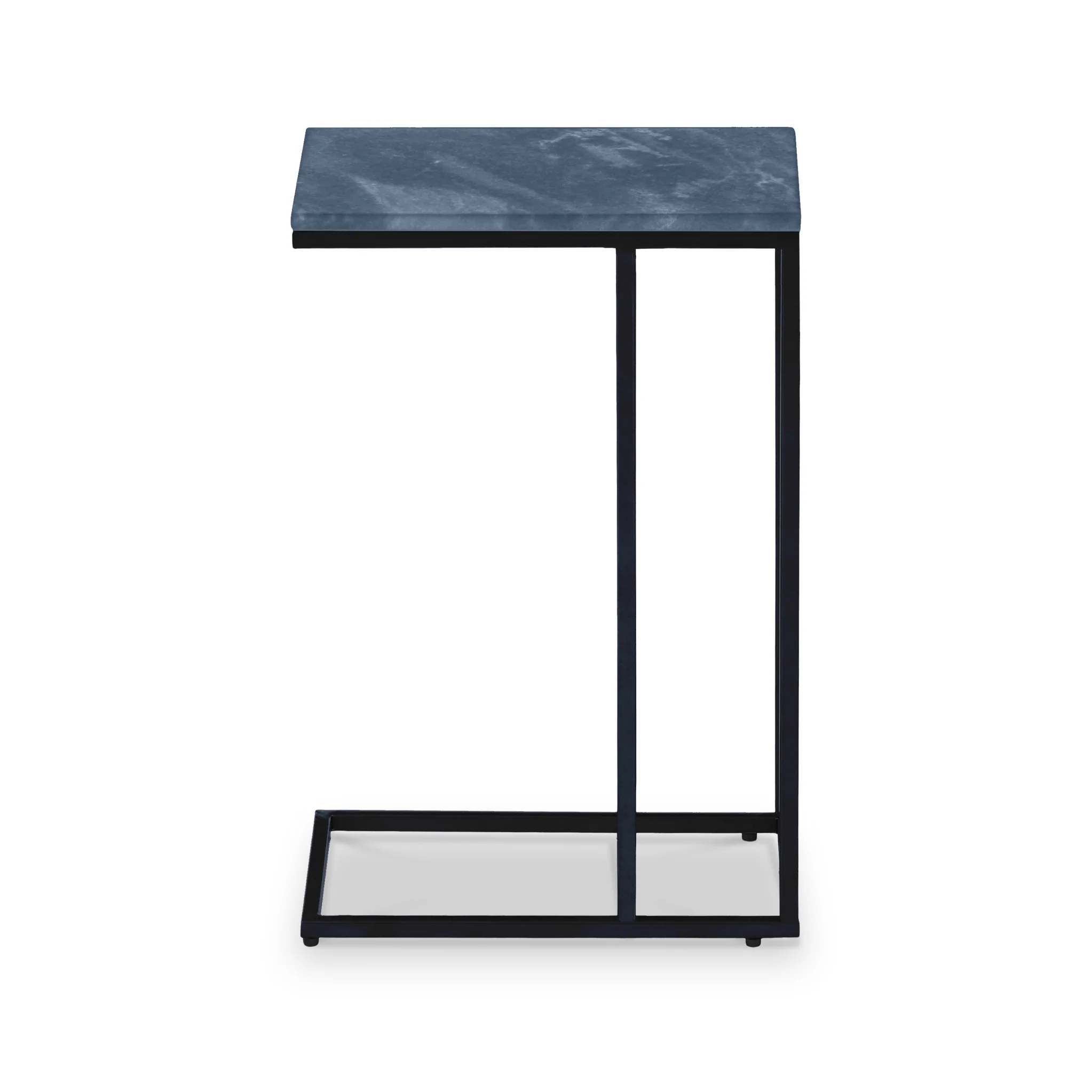 Elissa Marble Side Table with Black Leg - Image 5
