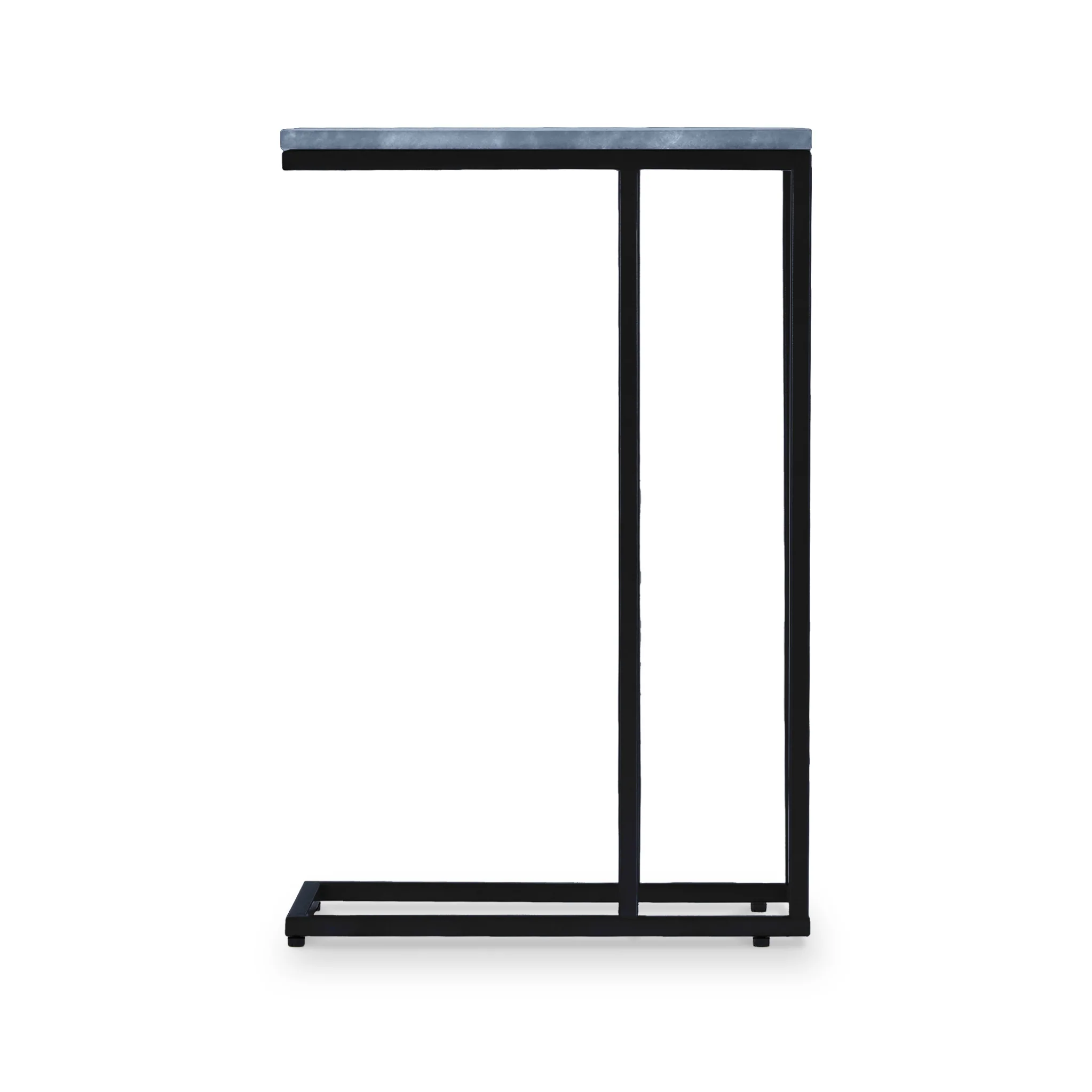 Elissa Marble Side Table with Black Leg - Image 9