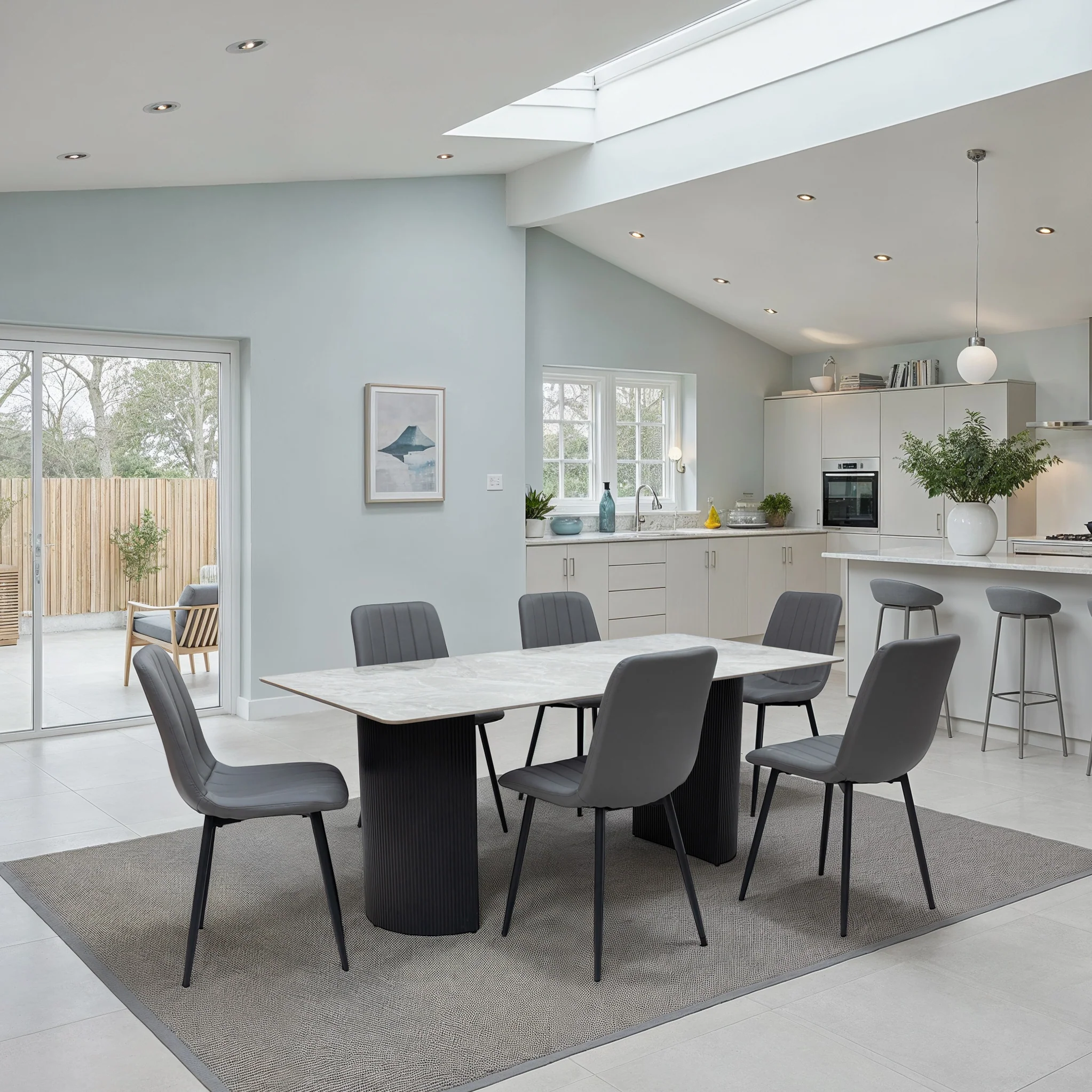 Eliyah 180cm Sintered Stone Dining Table - Image 2