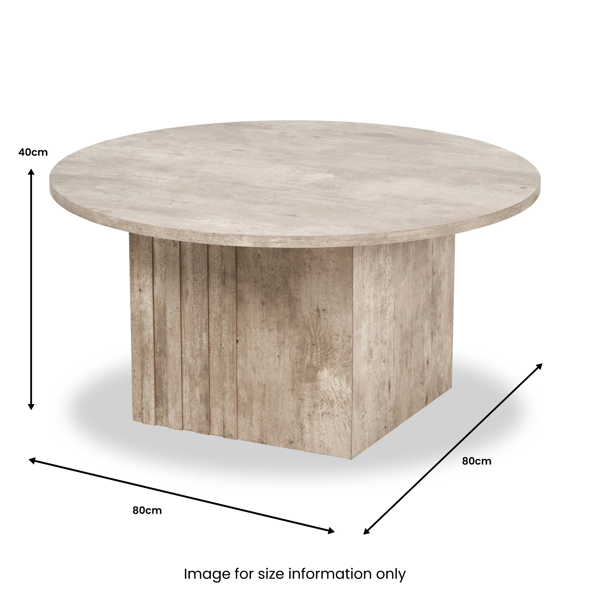 Elkton Concrete Effect Coffee Table - Image 7