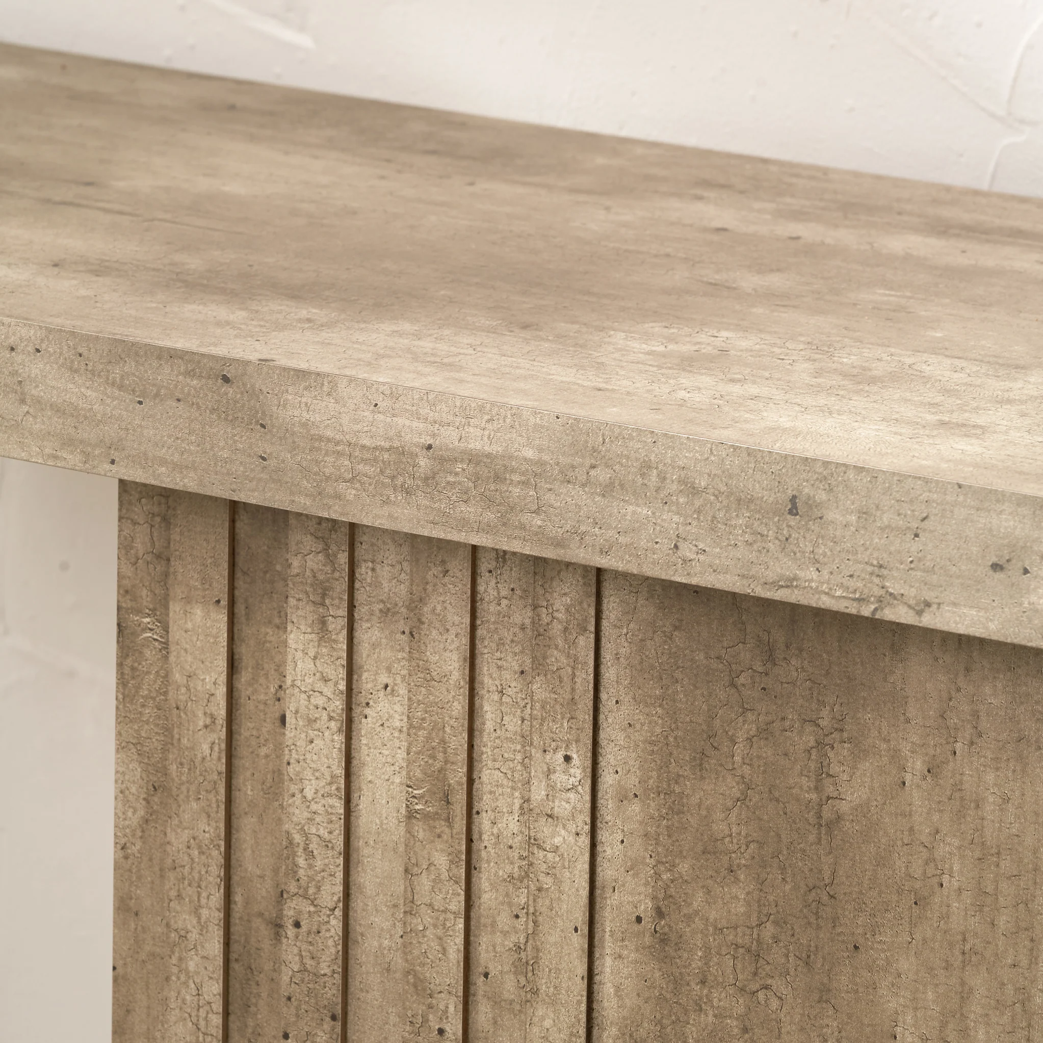 Elkton Concrete Effect Console Table Table - Image 5