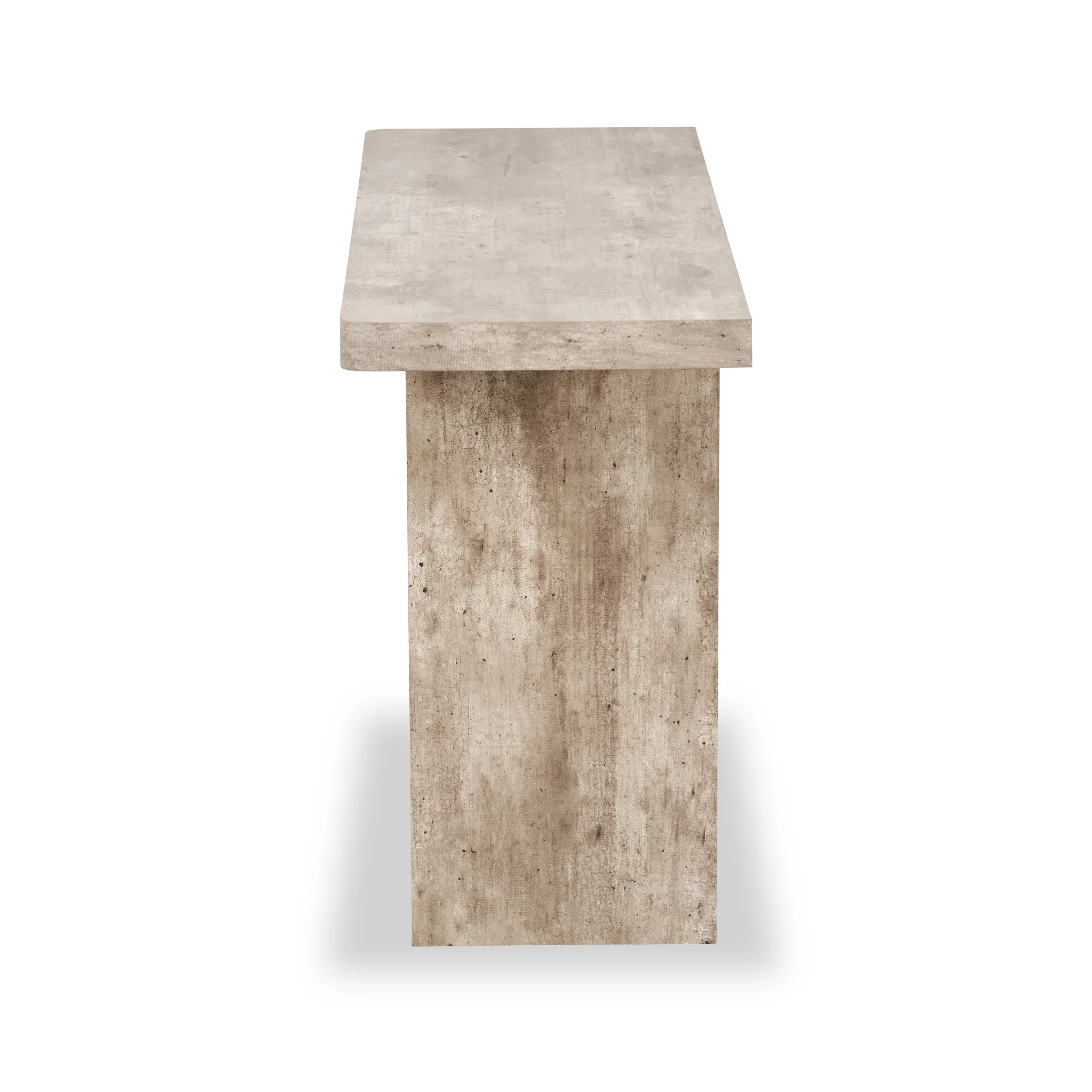 Elkton Concrete Effect Console Table Table - Image 6