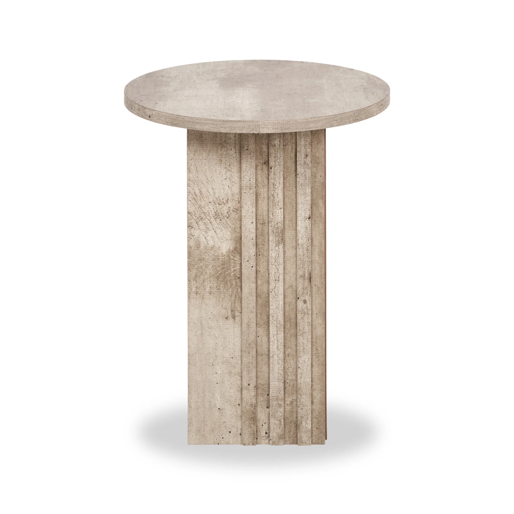Elkton Concrete Effect Side Table - Image 3