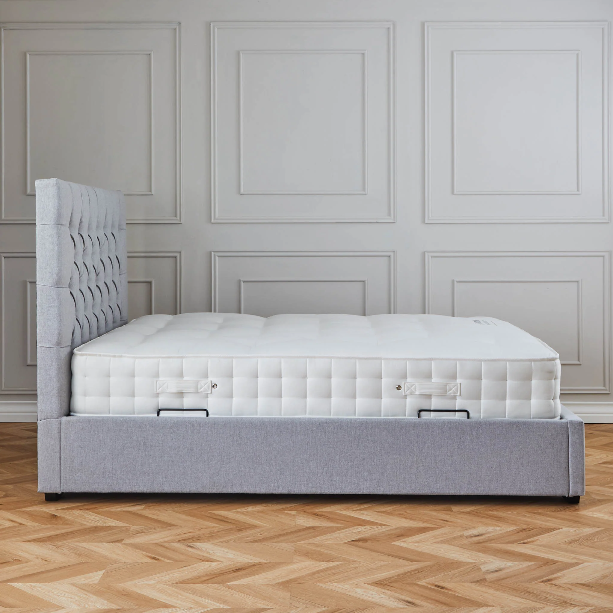 Ella Faux Wool Ottoman Storage Bed Frame - Image 5