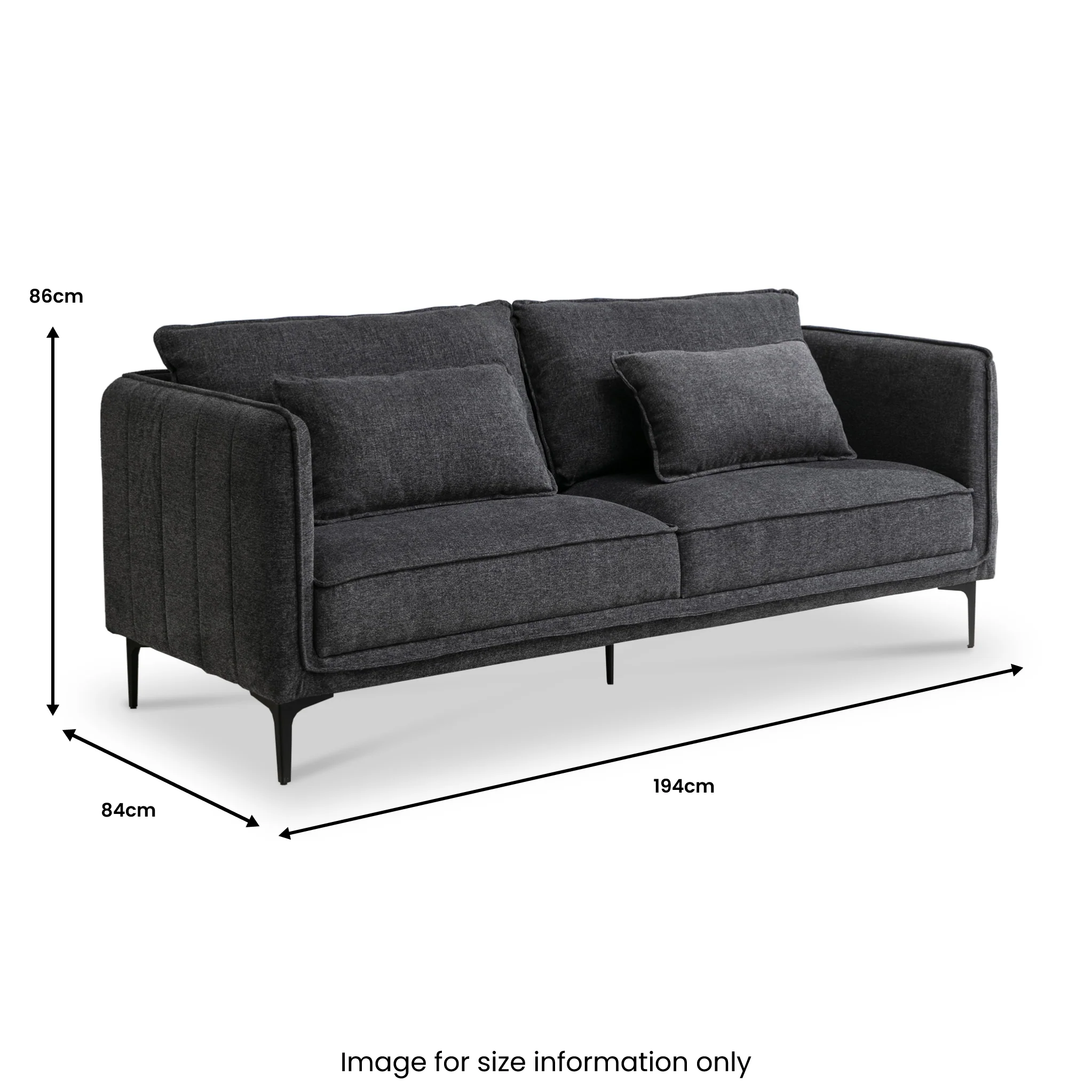 Ellison 3 Seater Sofa - Image 5