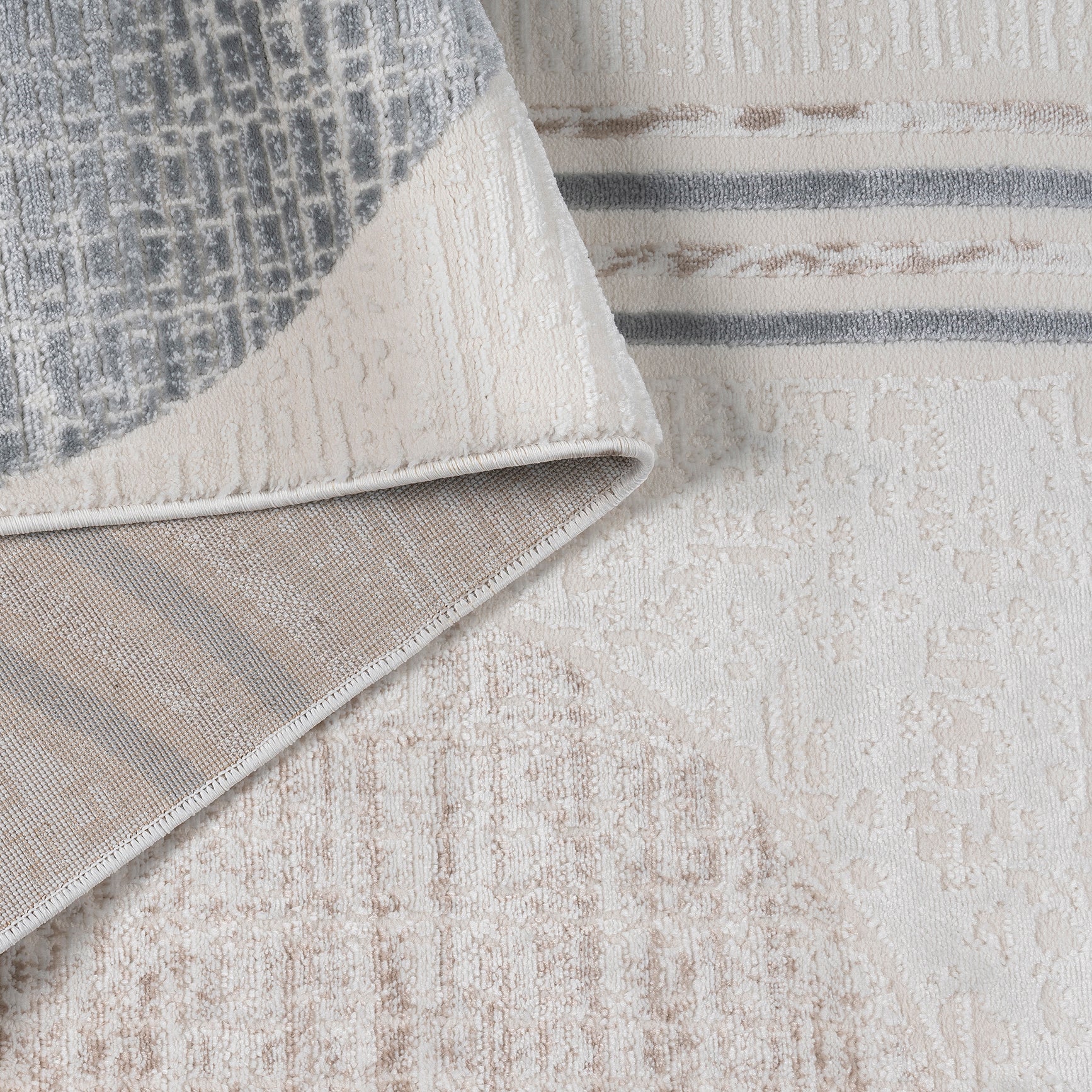 Ellison Abstract Curve Design Rug - Image 6
