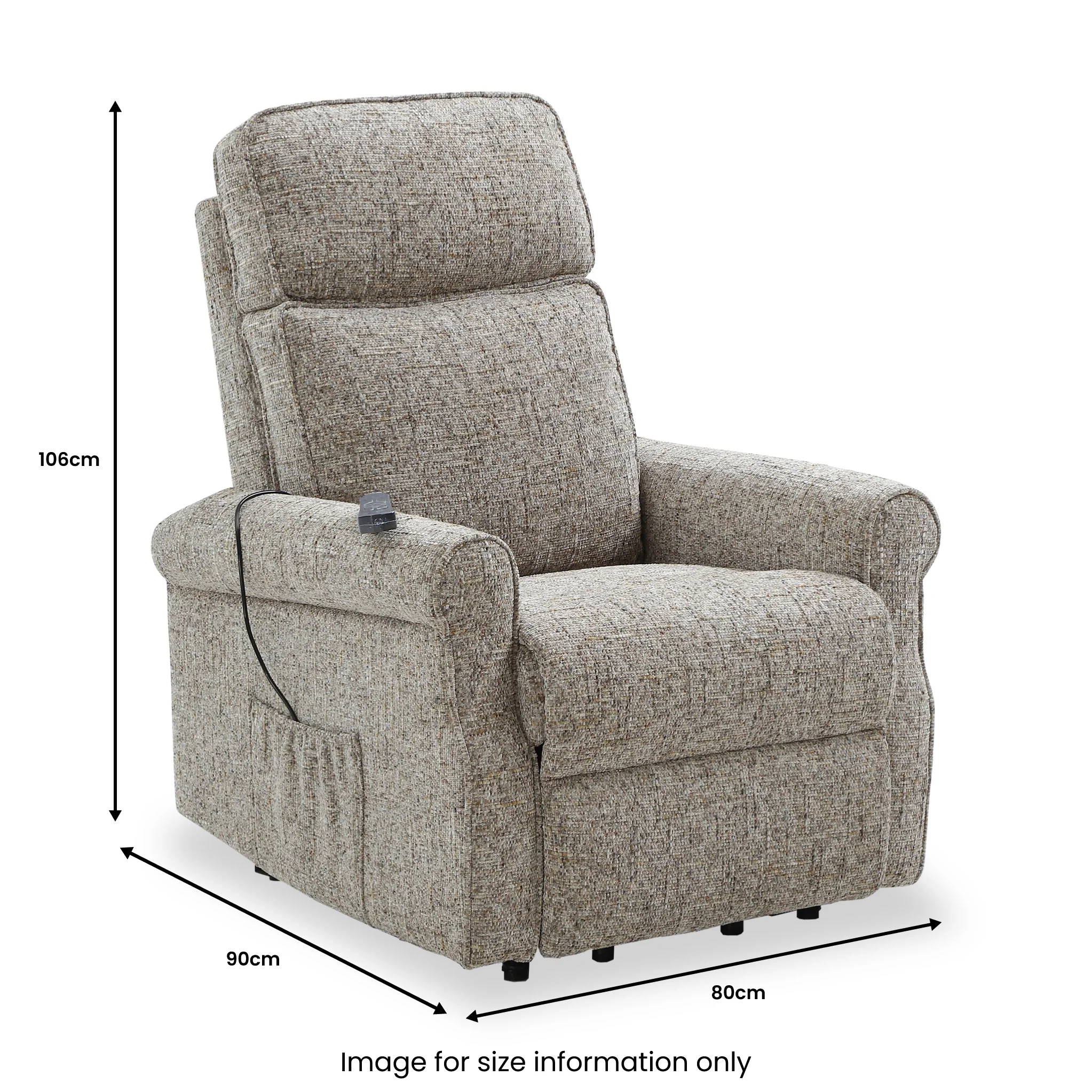 Ellwood Tilt & Rise Recliner Armchair - Image 10