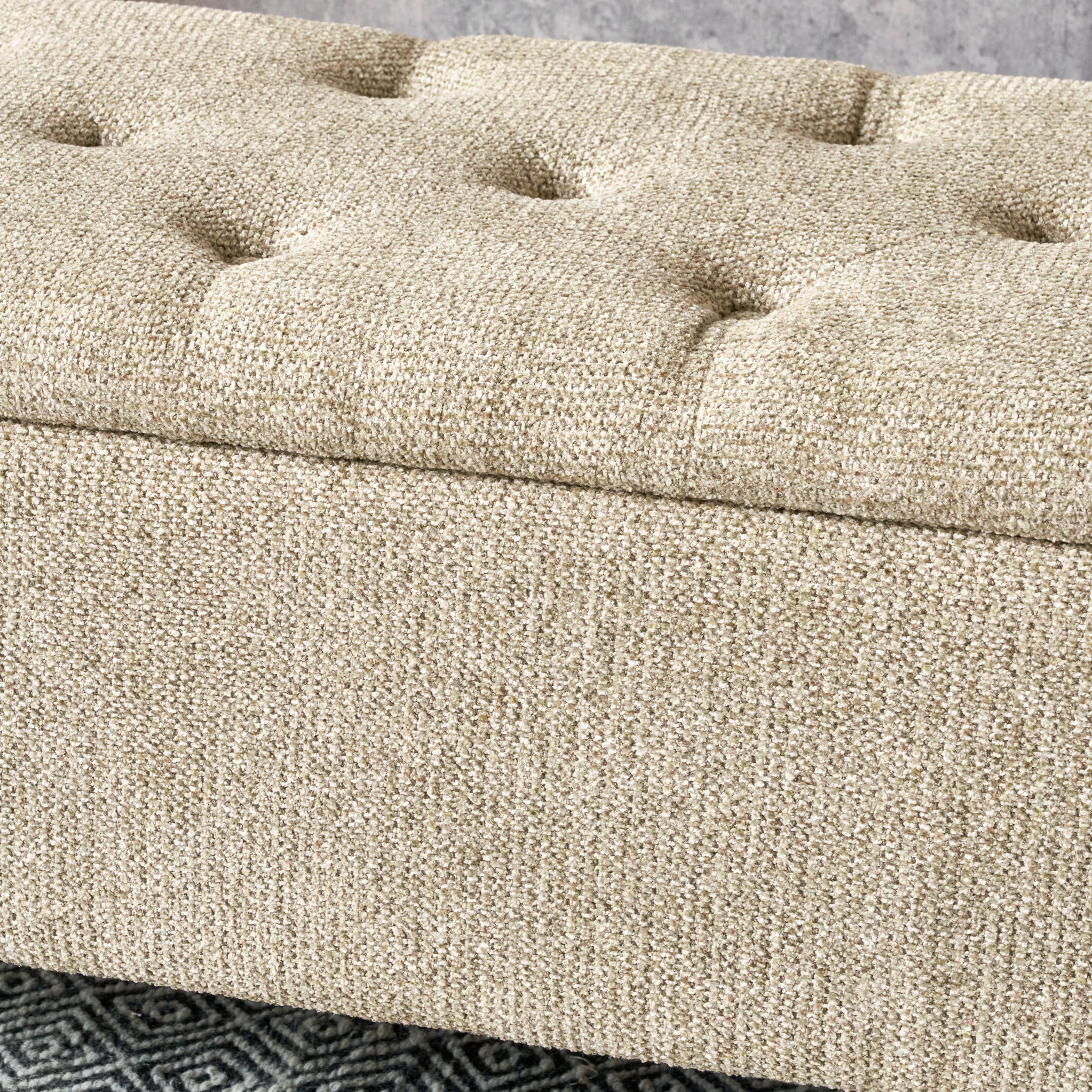 Else Buttoned Storage Ottoman - Image 10