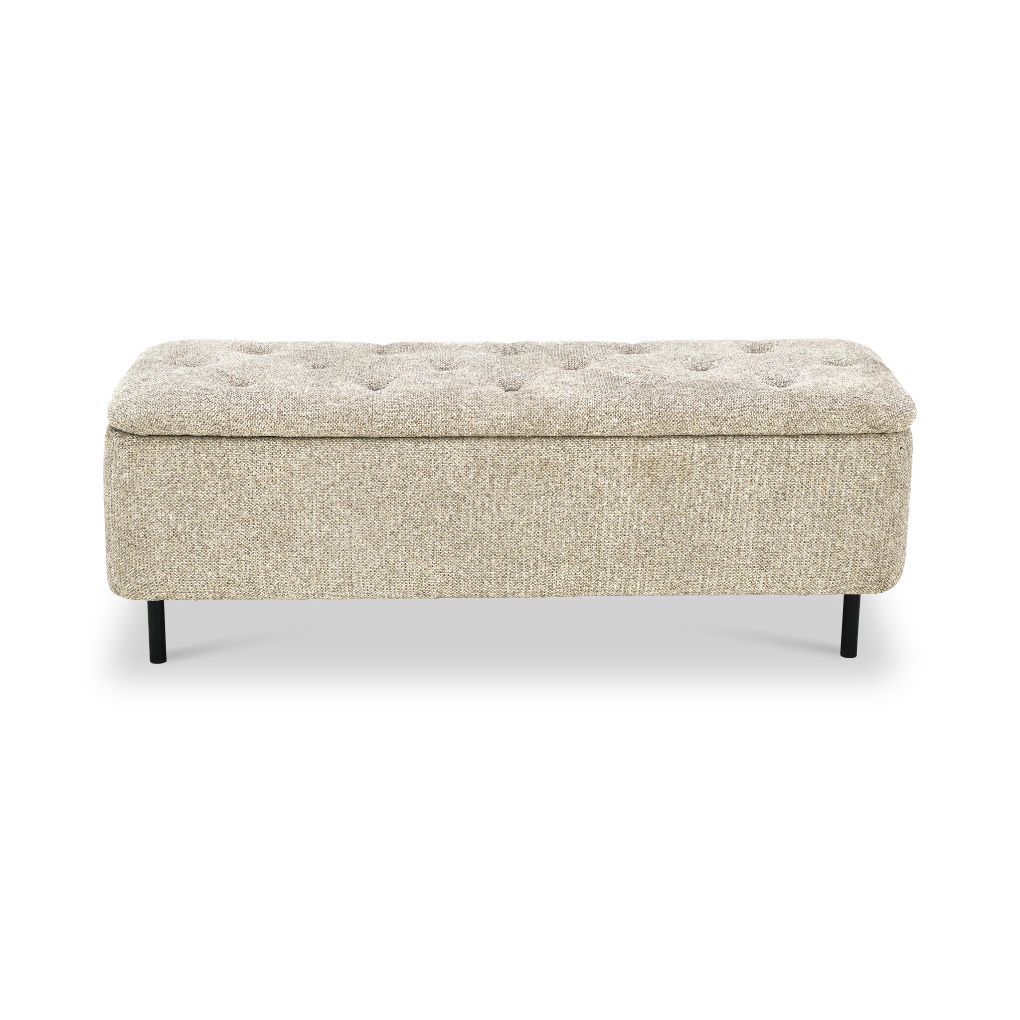 Else Buttoned Storage Ottoman - Image 3