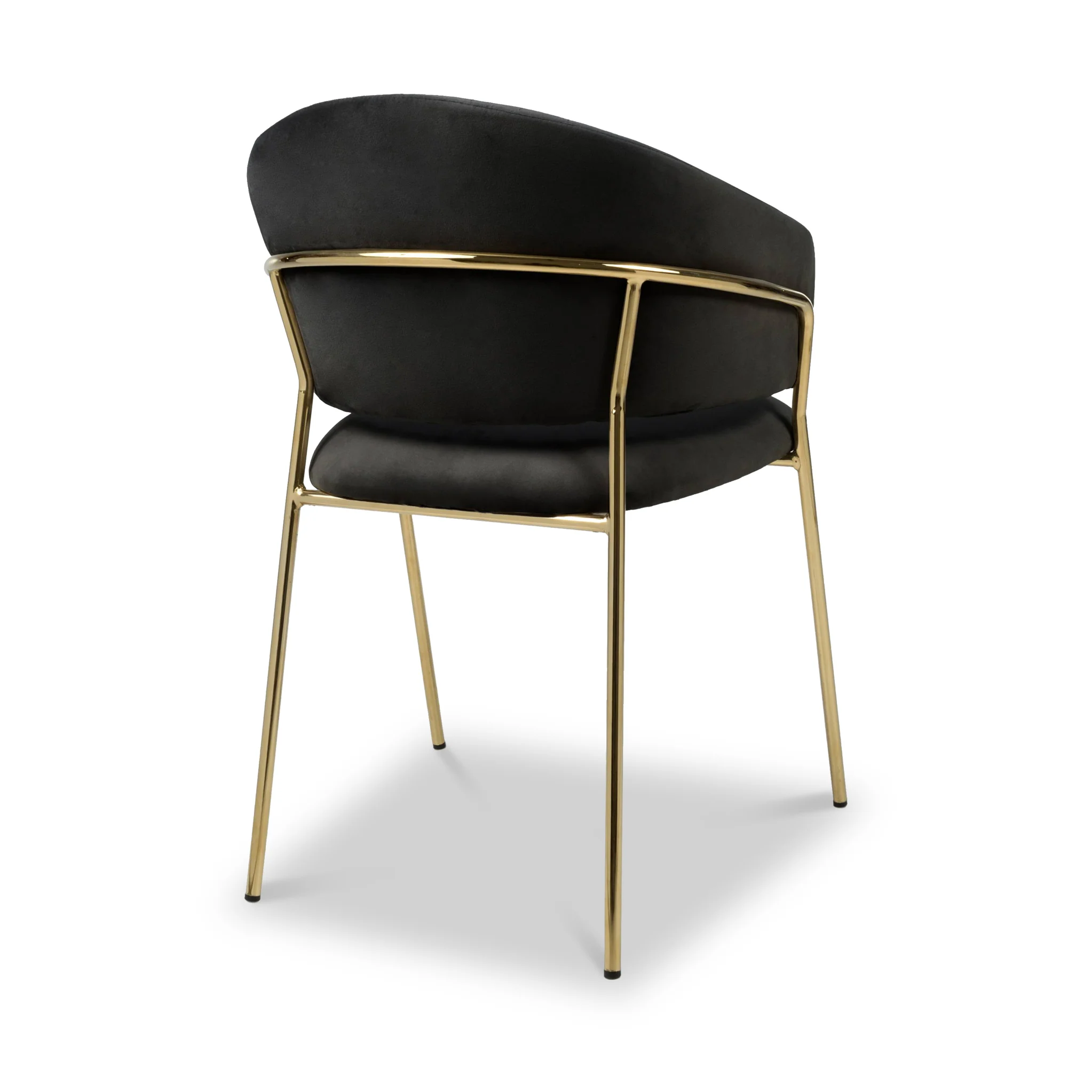 Elven Brushed Velvet Dining Chair - Image 4