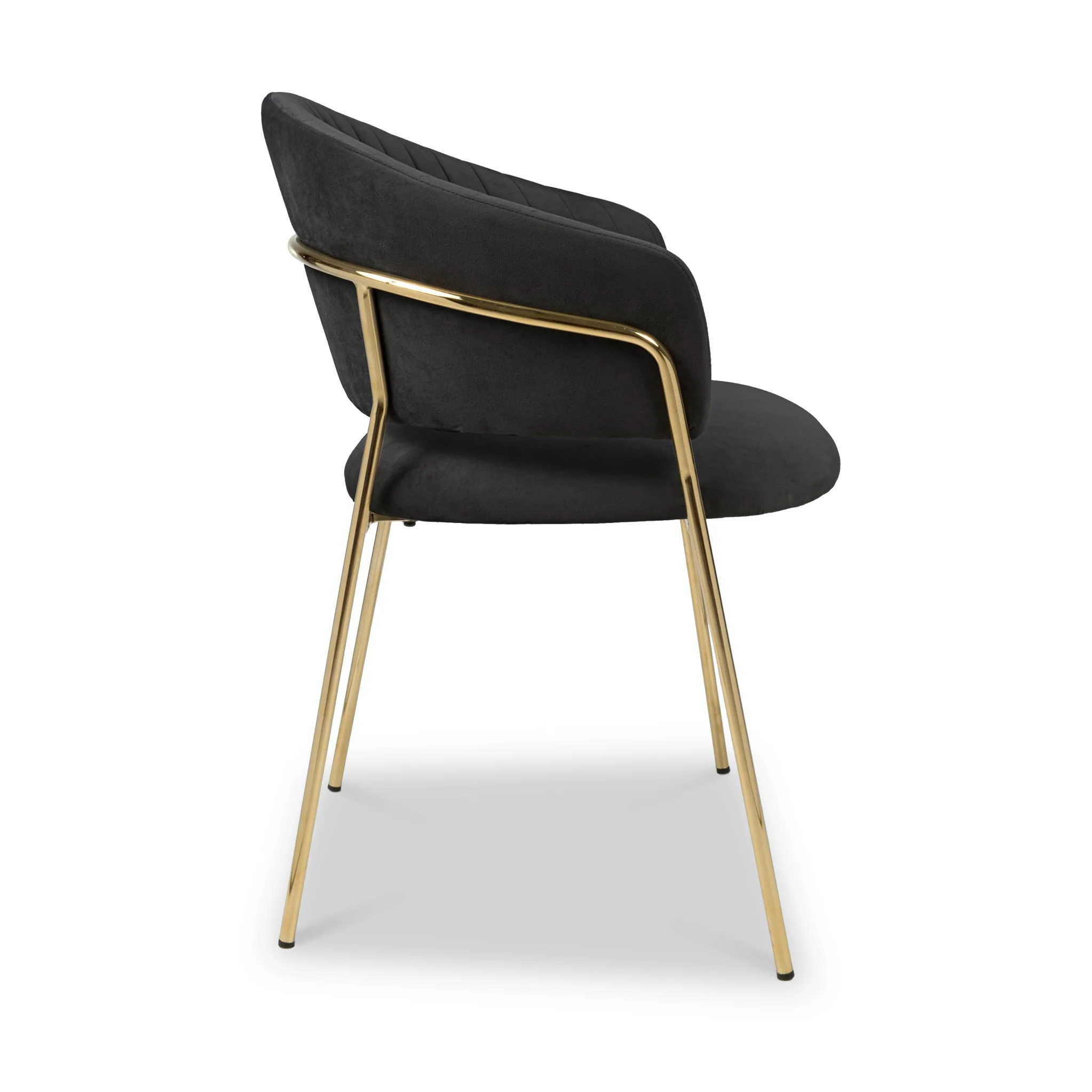 Elven Brushed Velvet Dining Chair - Image 5