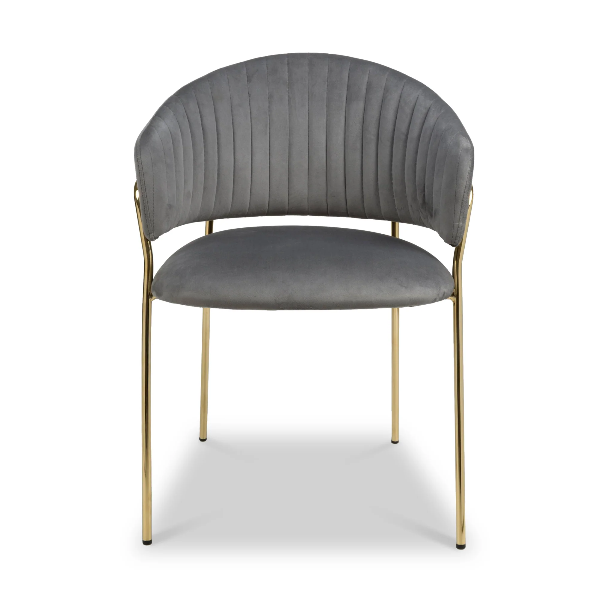 Elven Brushed Velvet Dining Chair - Image 8