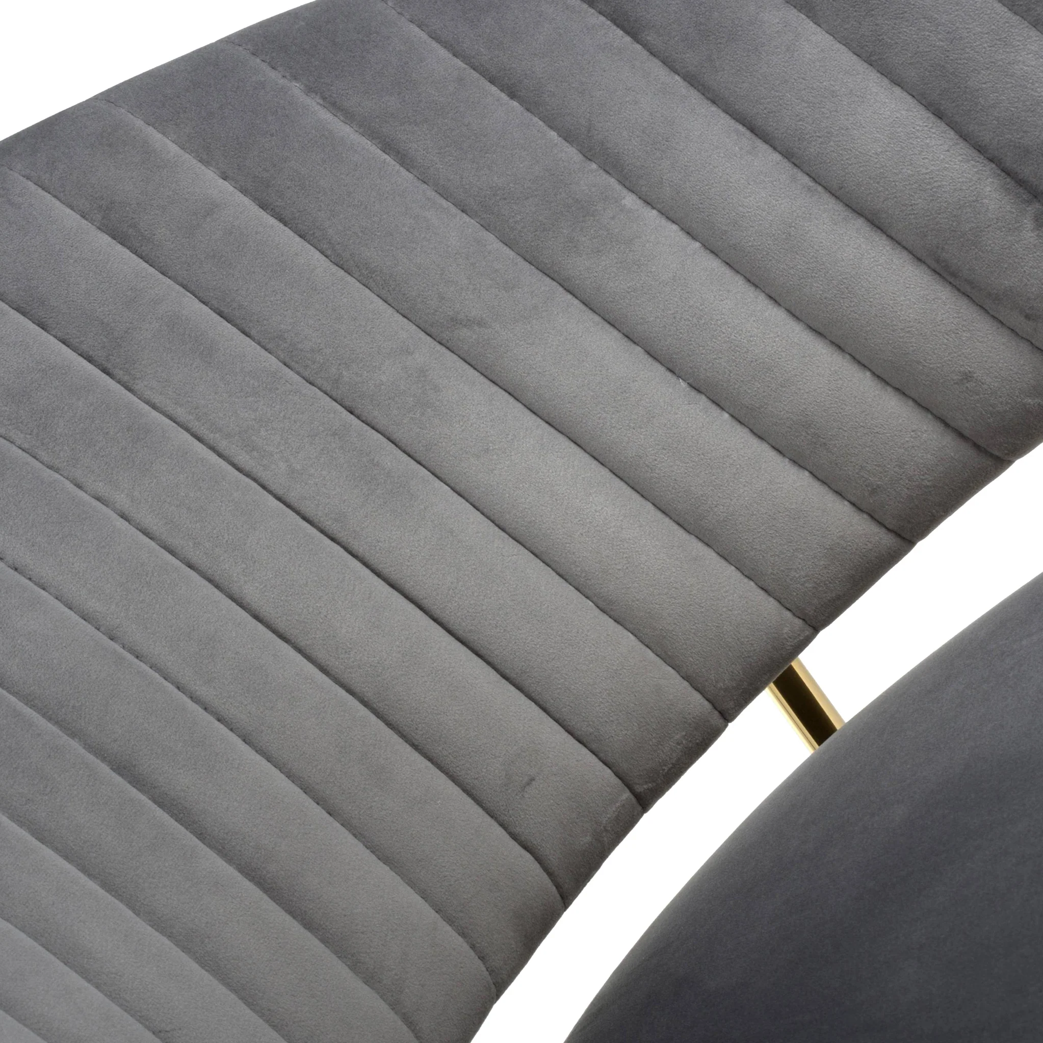 Elven Brushed Velvet Dining Chair - Image 9