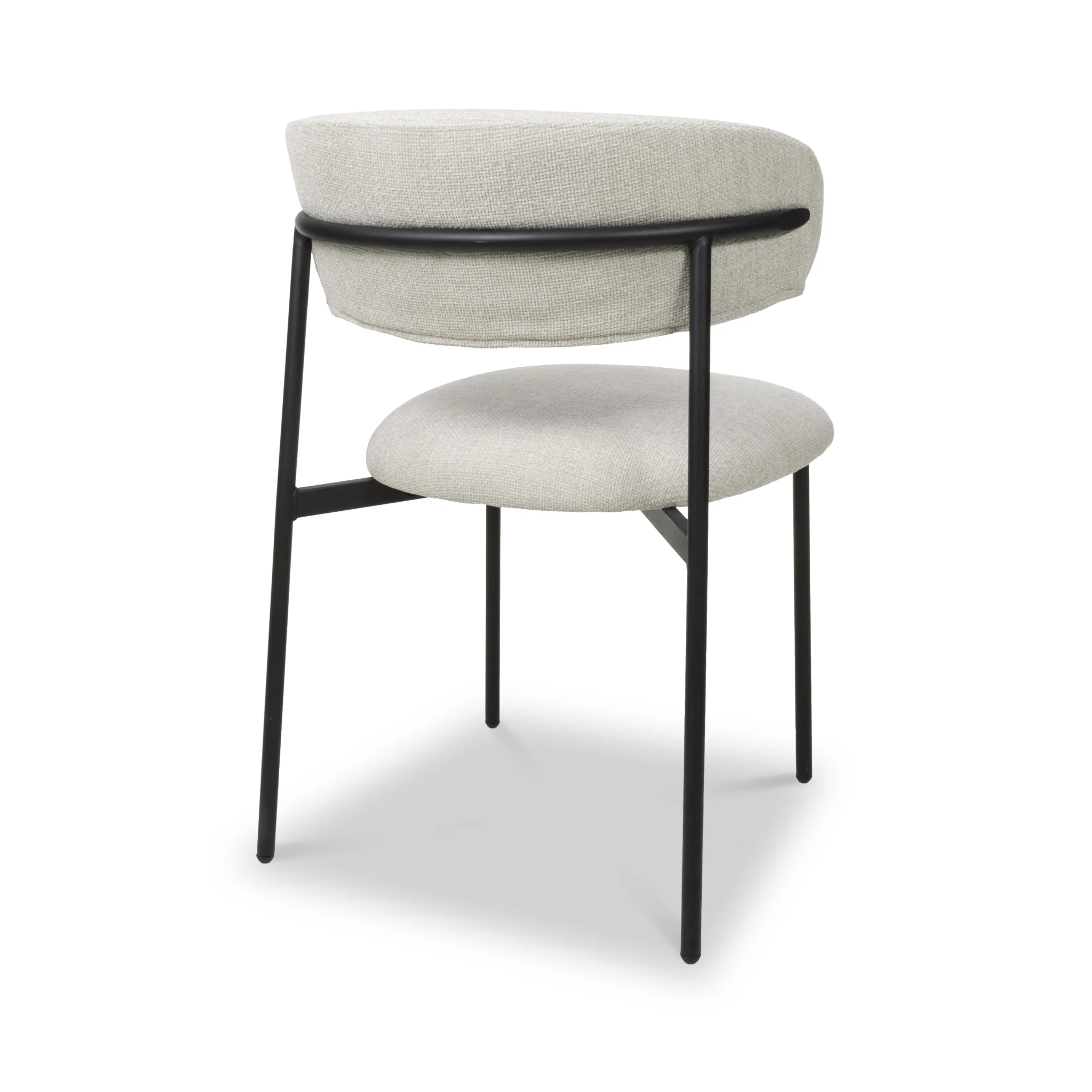 Elvina Faux Linen Dining Chair - Image 3