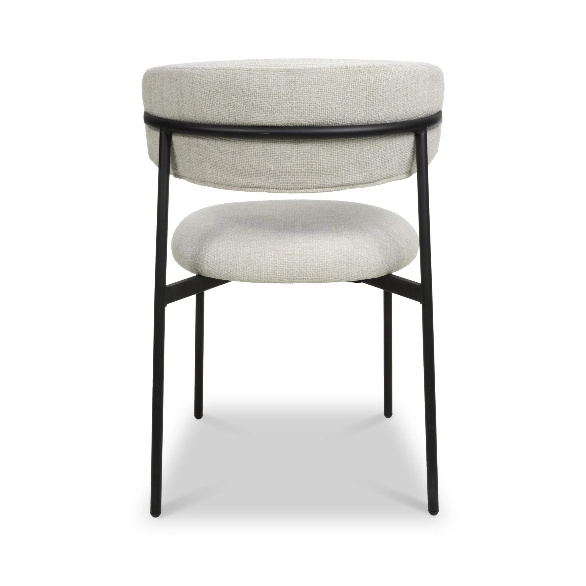 Elvina Faux Linen Dining Chair - Image 4