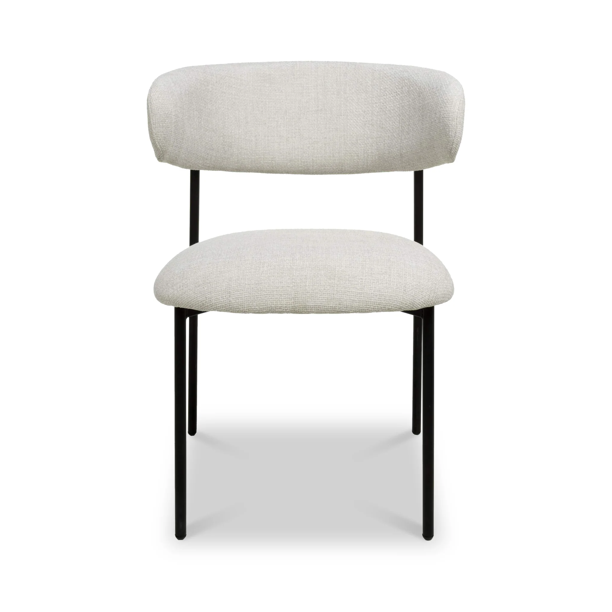 Elvina Faux Linen Dining Chair - Image 6