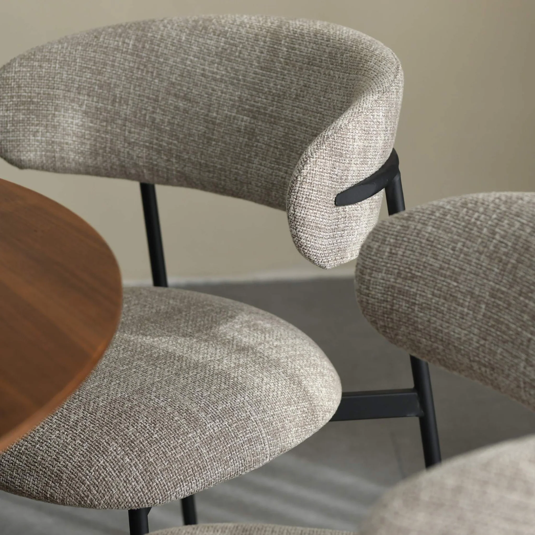 Elvina Tweed Dining Chair - Image 11