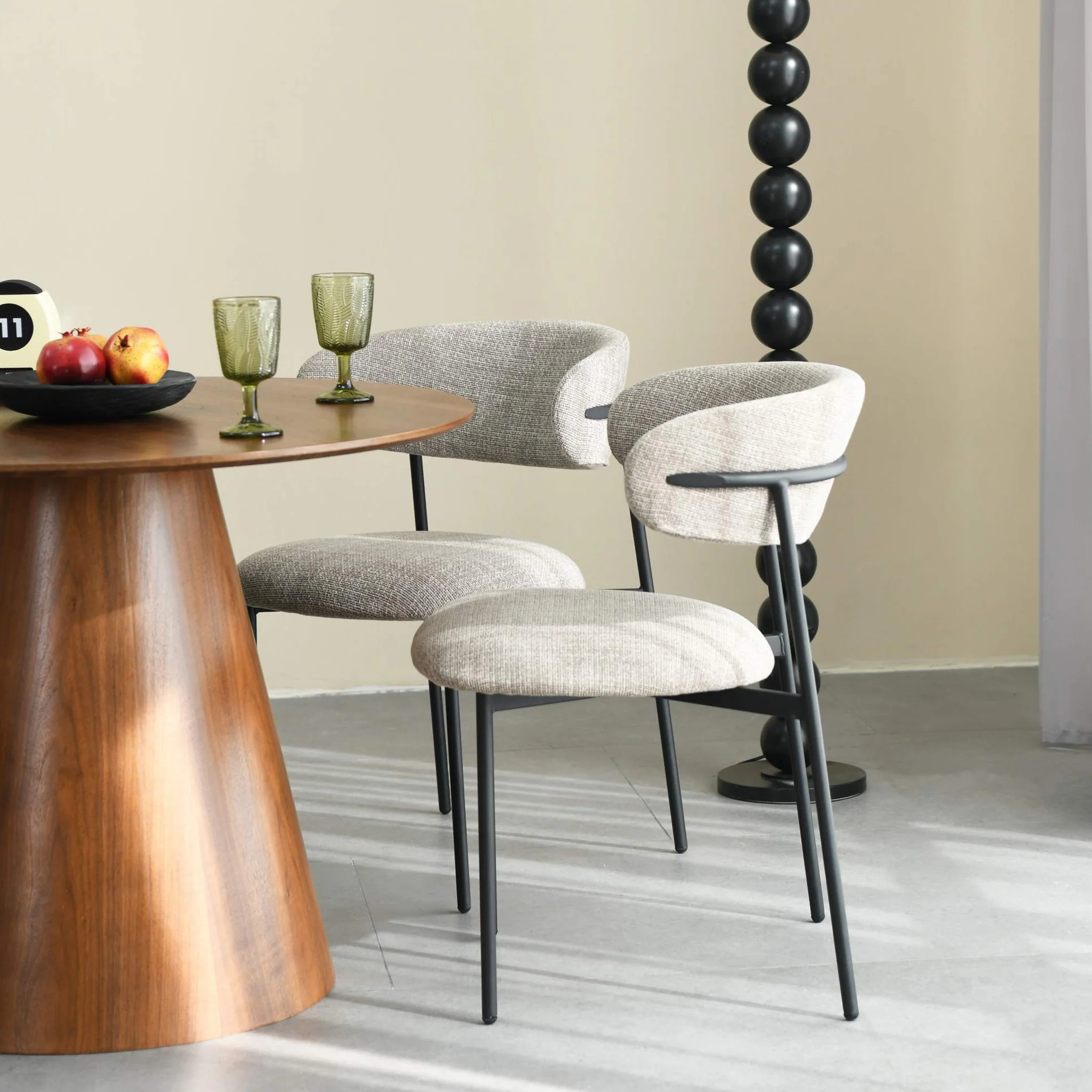 Elvina Tweed Dining Chair - Image 2