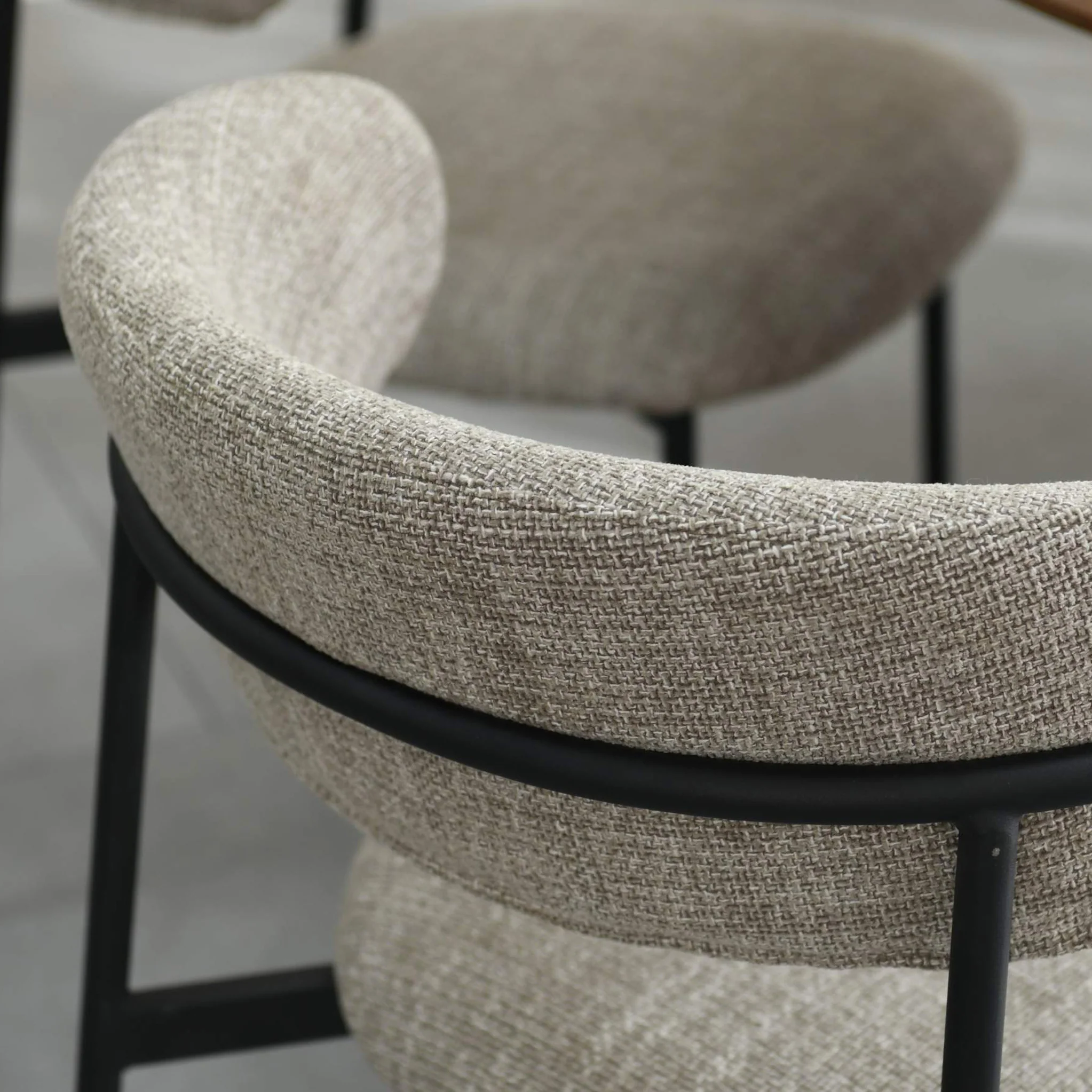 Elvina Tweed Dining Chair - Image 8